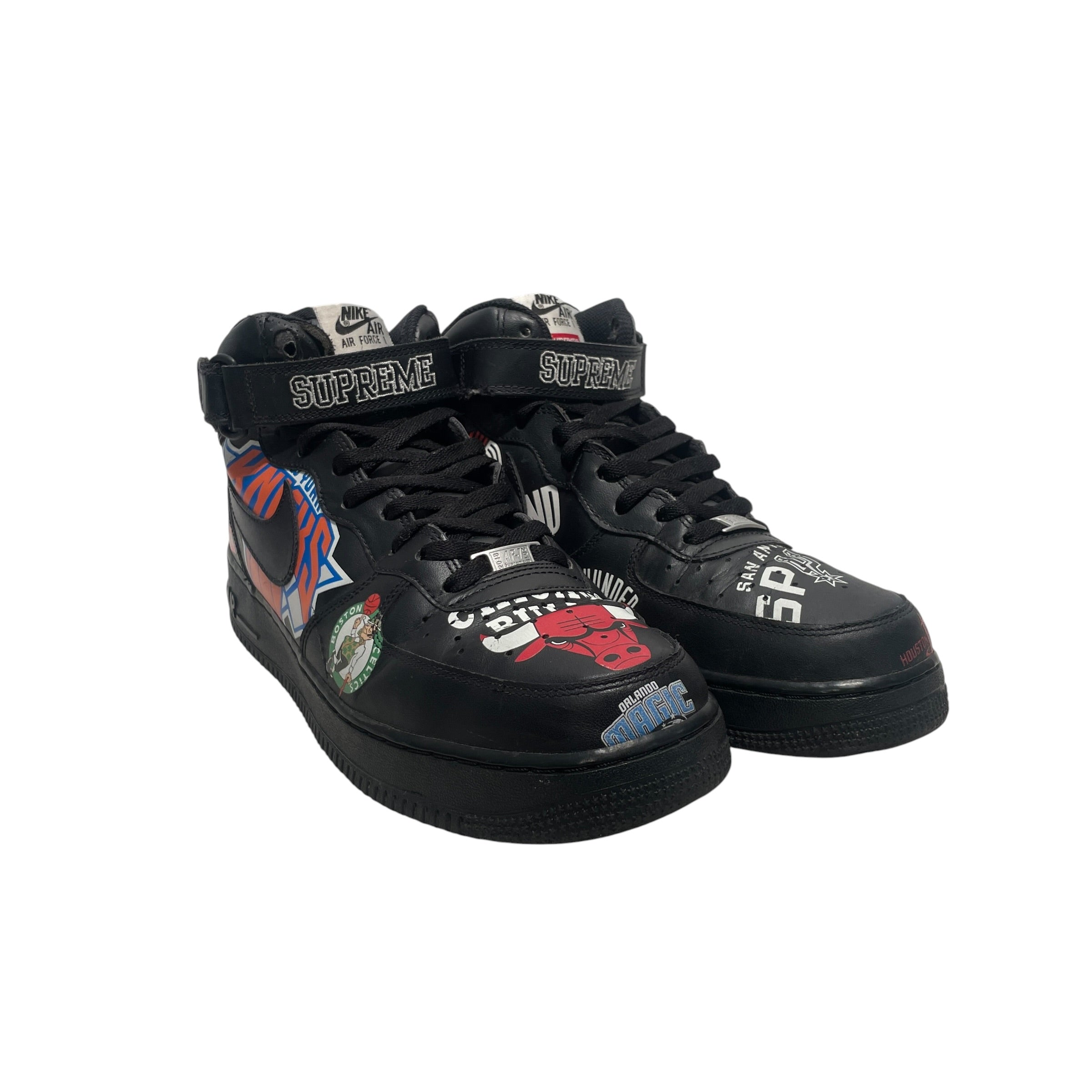NIKE/Supreme/Hi-Sneakers/US 11.5/All Over Print/Acrylic/BLK/AF1 SUPREME view 1
