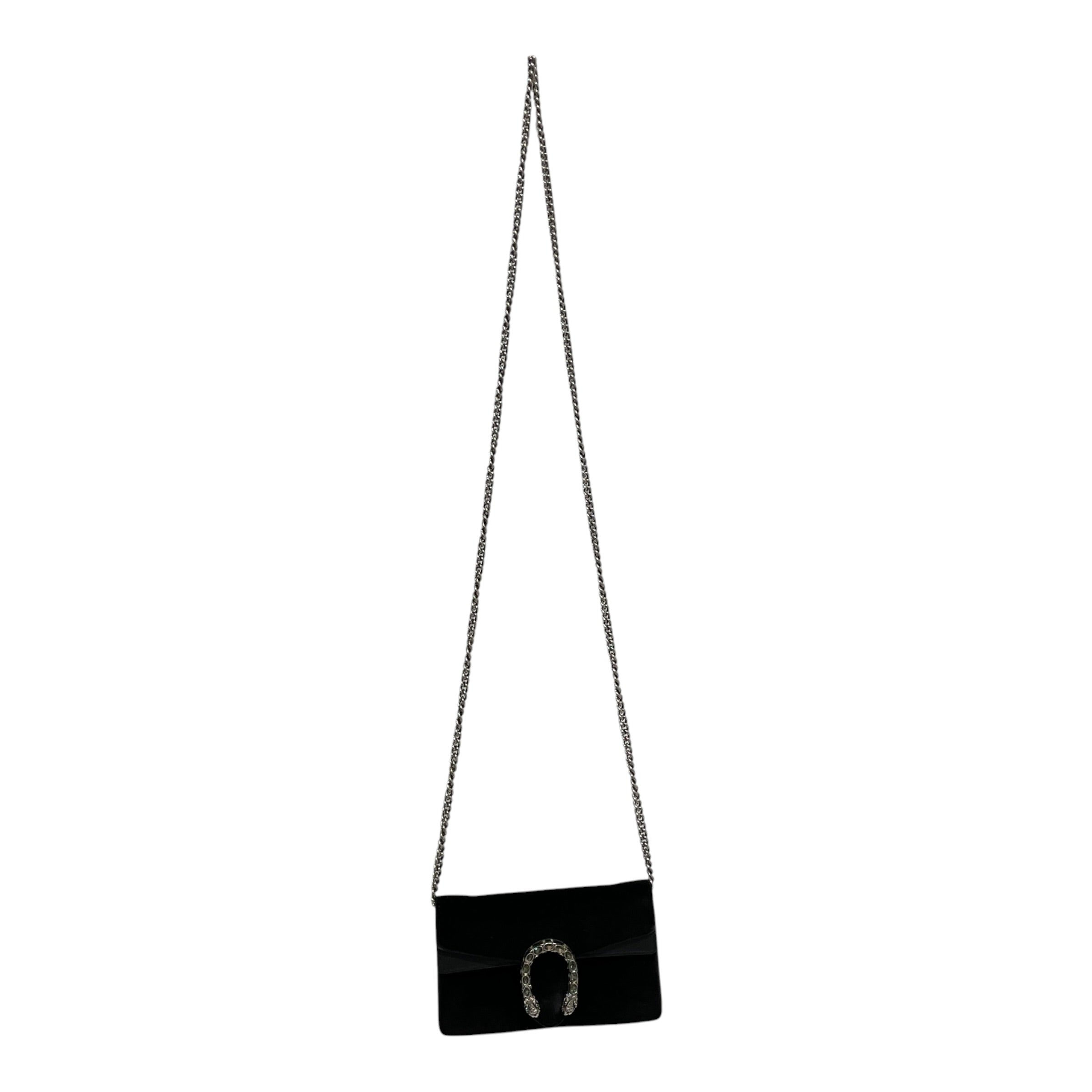 GUCCI/Cross Body Bag/Velour/BLK/MISSING STONES, TYVGXHX view 2