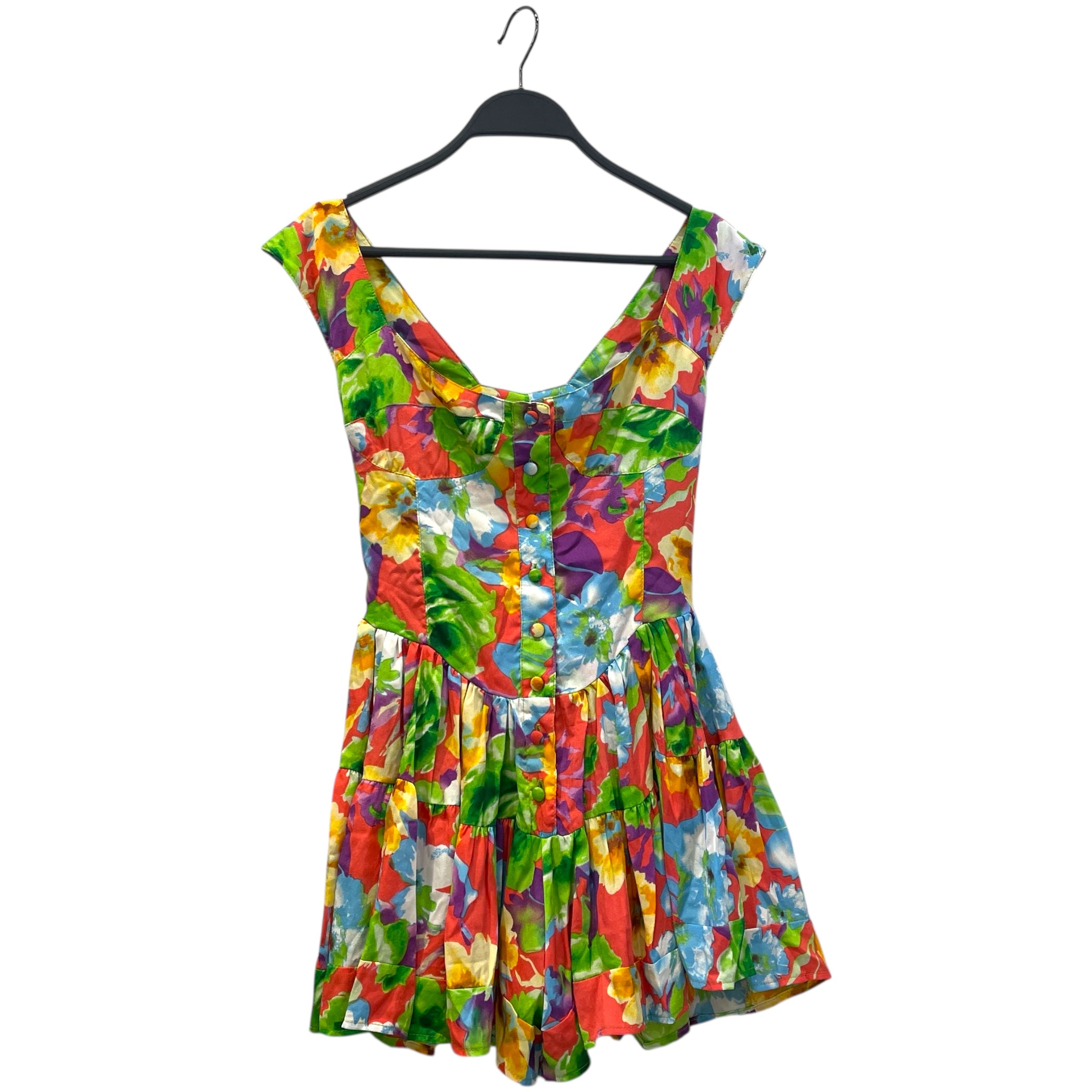 Vanessa Mooney/Camisole Dress/S/Floral Pattern/Silk/MLT/Mini Length/romper dress view 1