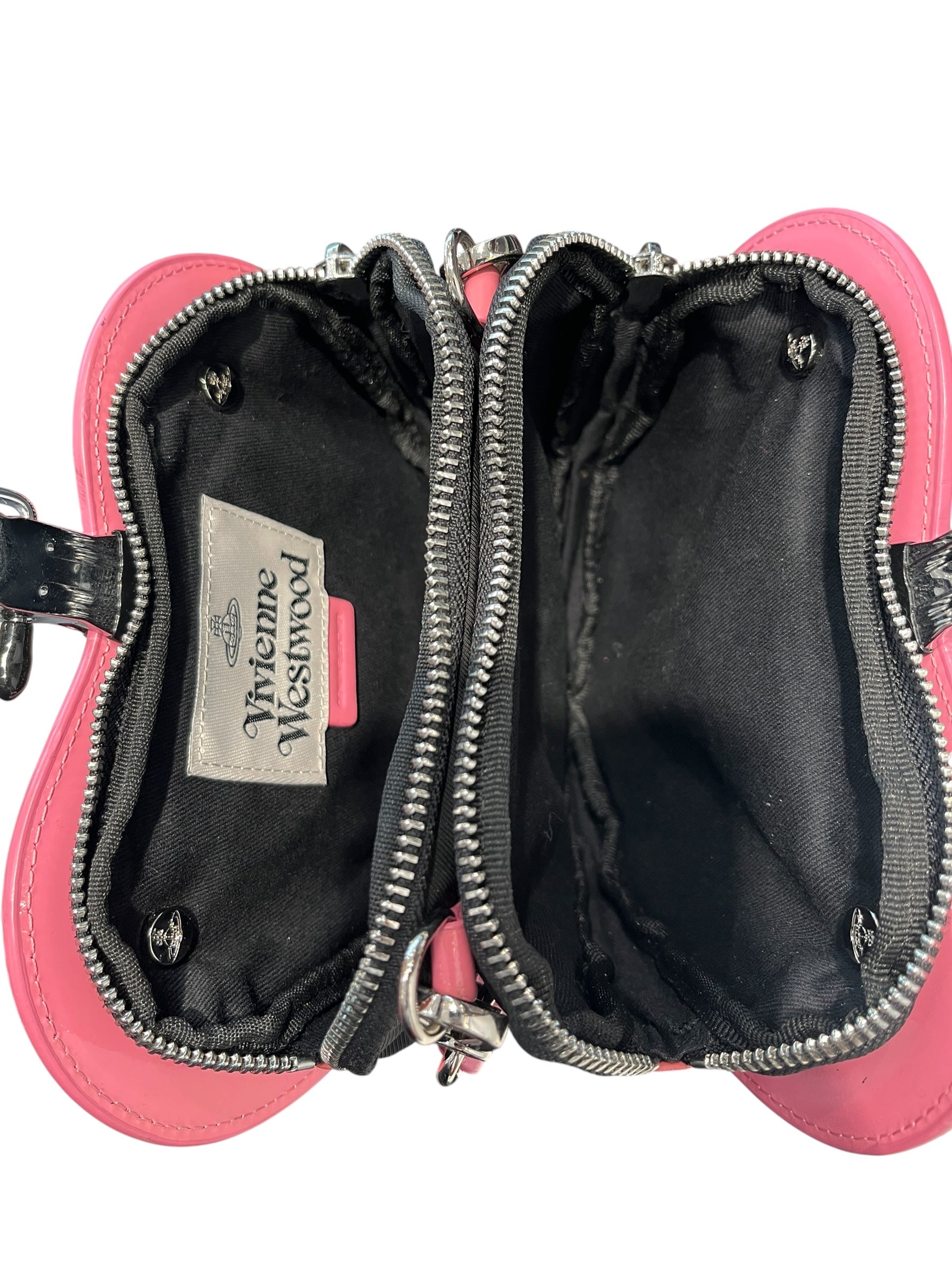 Vivienne Westwood/Cross Body Bag/Faux Leather/PNK/HEARTBAGSLVREMBLEM view 4