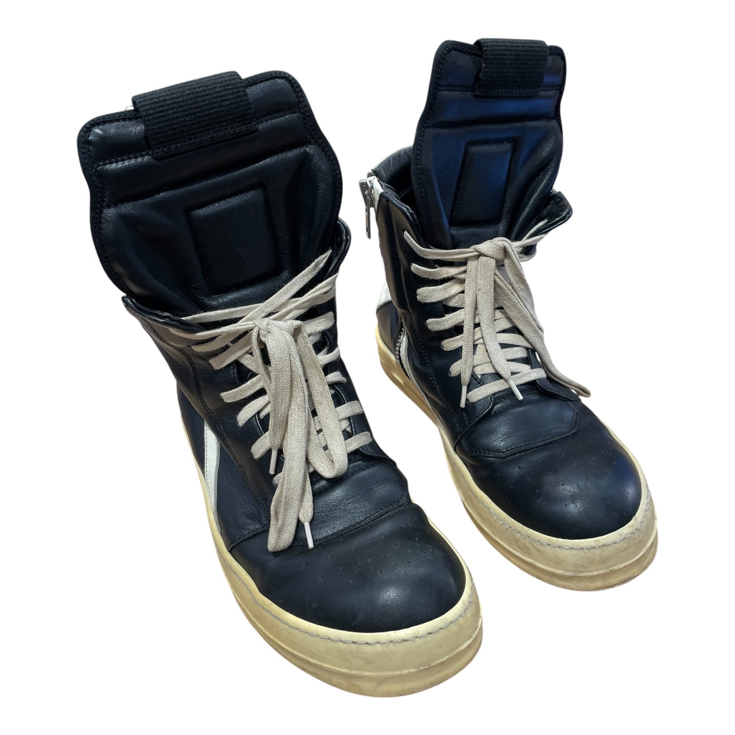 Rick Owens/Hi-Sneakers/EU 40/Leather/BLK/RICK OWEN GEOBASKETS view 1
