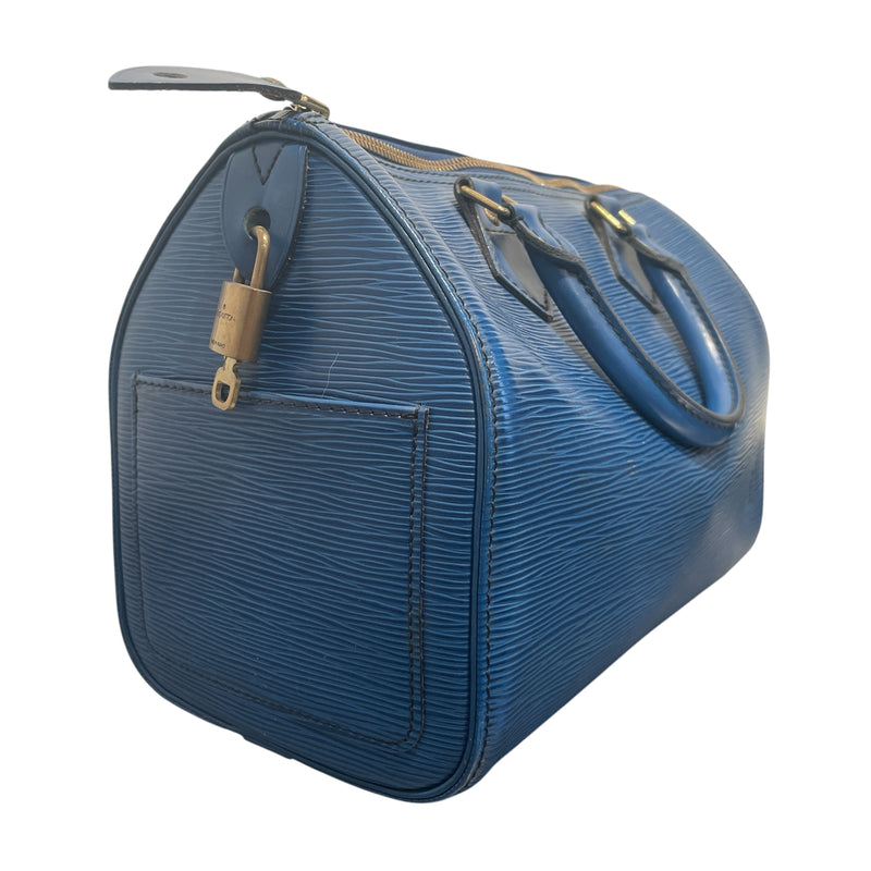LOUIS VUITTON/Hand Bag/OS/BLU/Blue Epi
