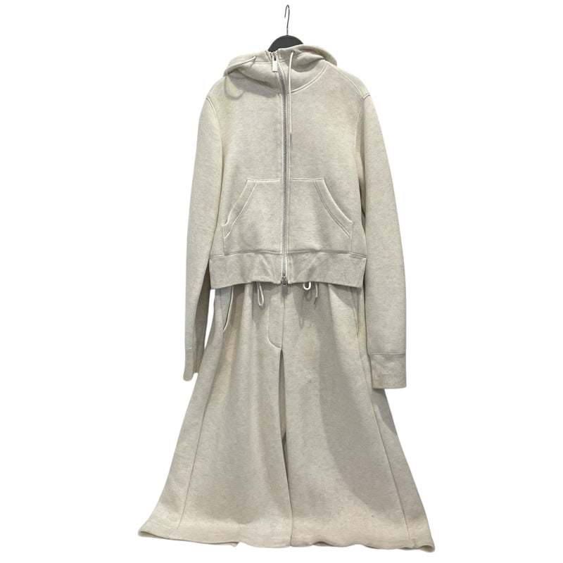 Sacai/LS Dress/1/Cotton/BEG/Hoodie Dress