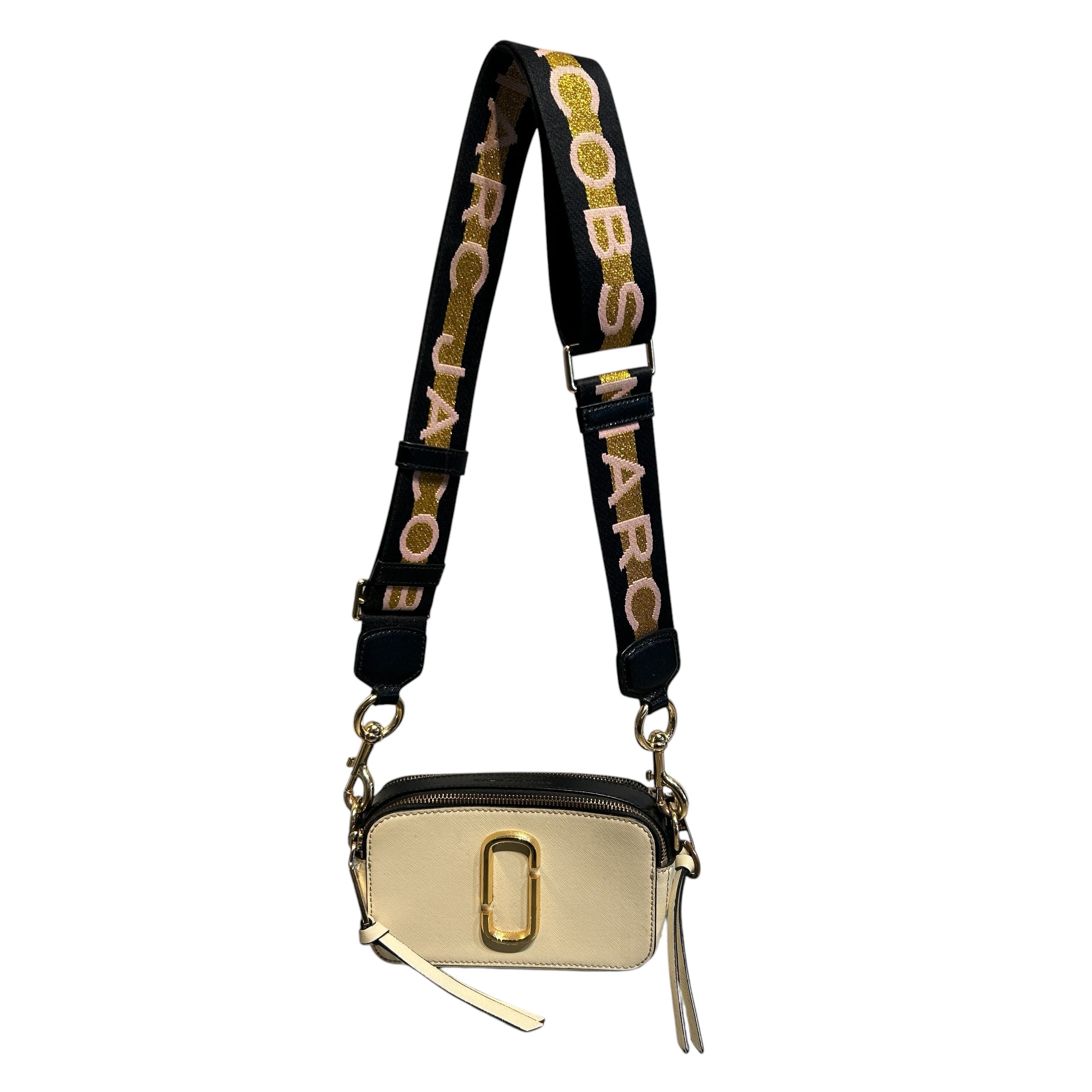 MARC JACOBS/Cross Body Bag/Leather/CRM/Snapshot Bag view 1