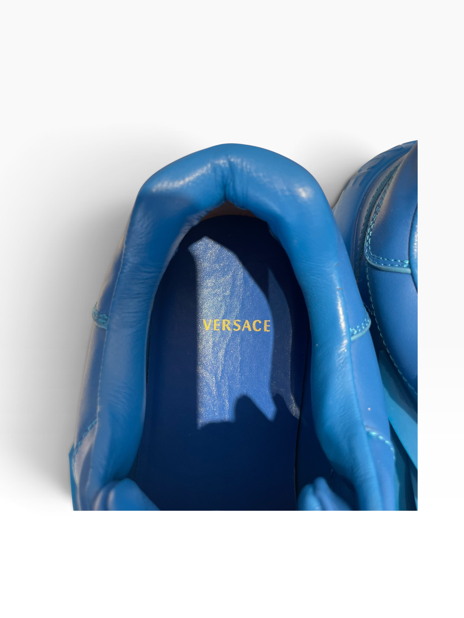 VERSACE/Low-Sneakers/EU 45/BLU/odissea medusa 3D rubber view 4
