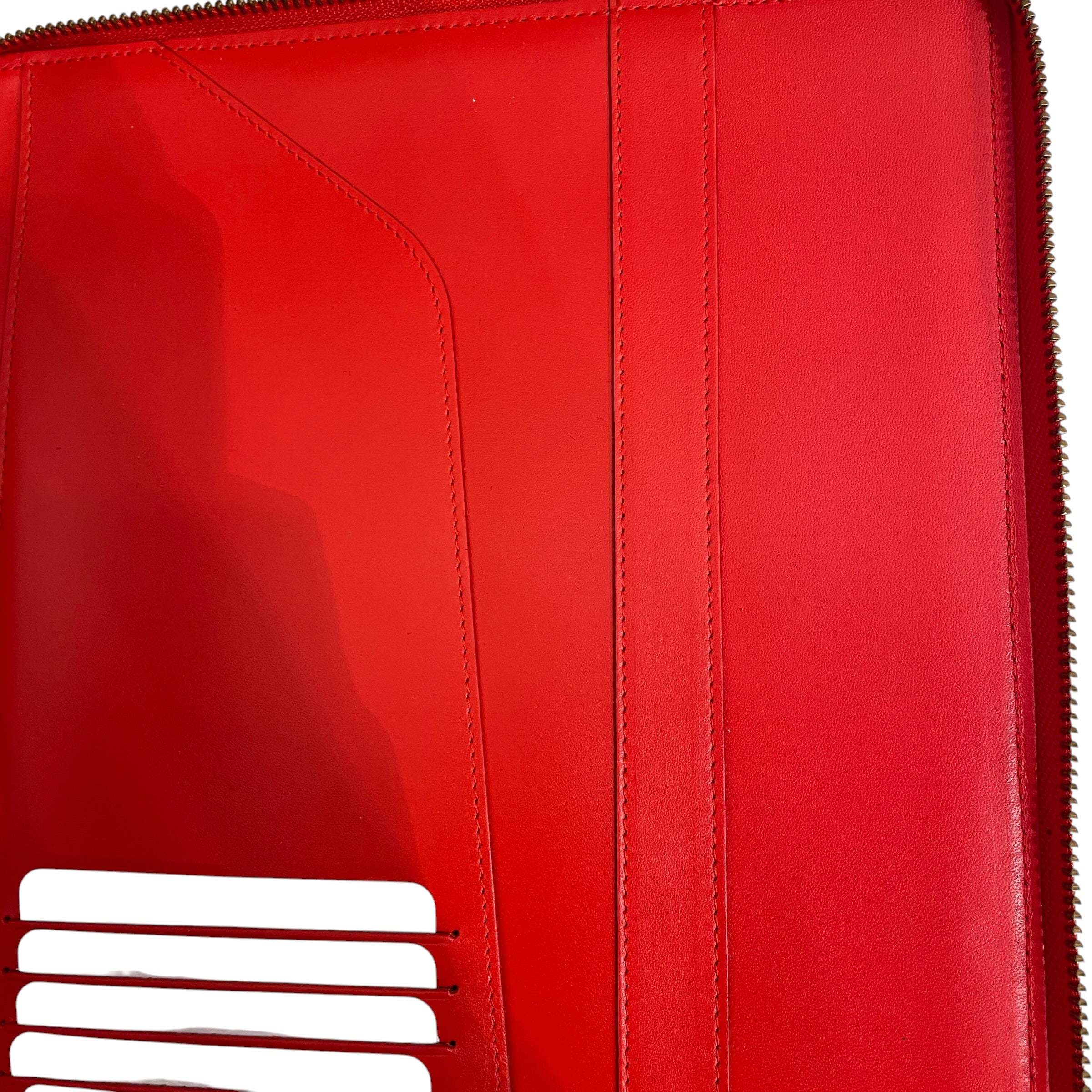 COMME des GARCONS/Clutch Bag/Leather/RED/IPAD SLEEVE view 4