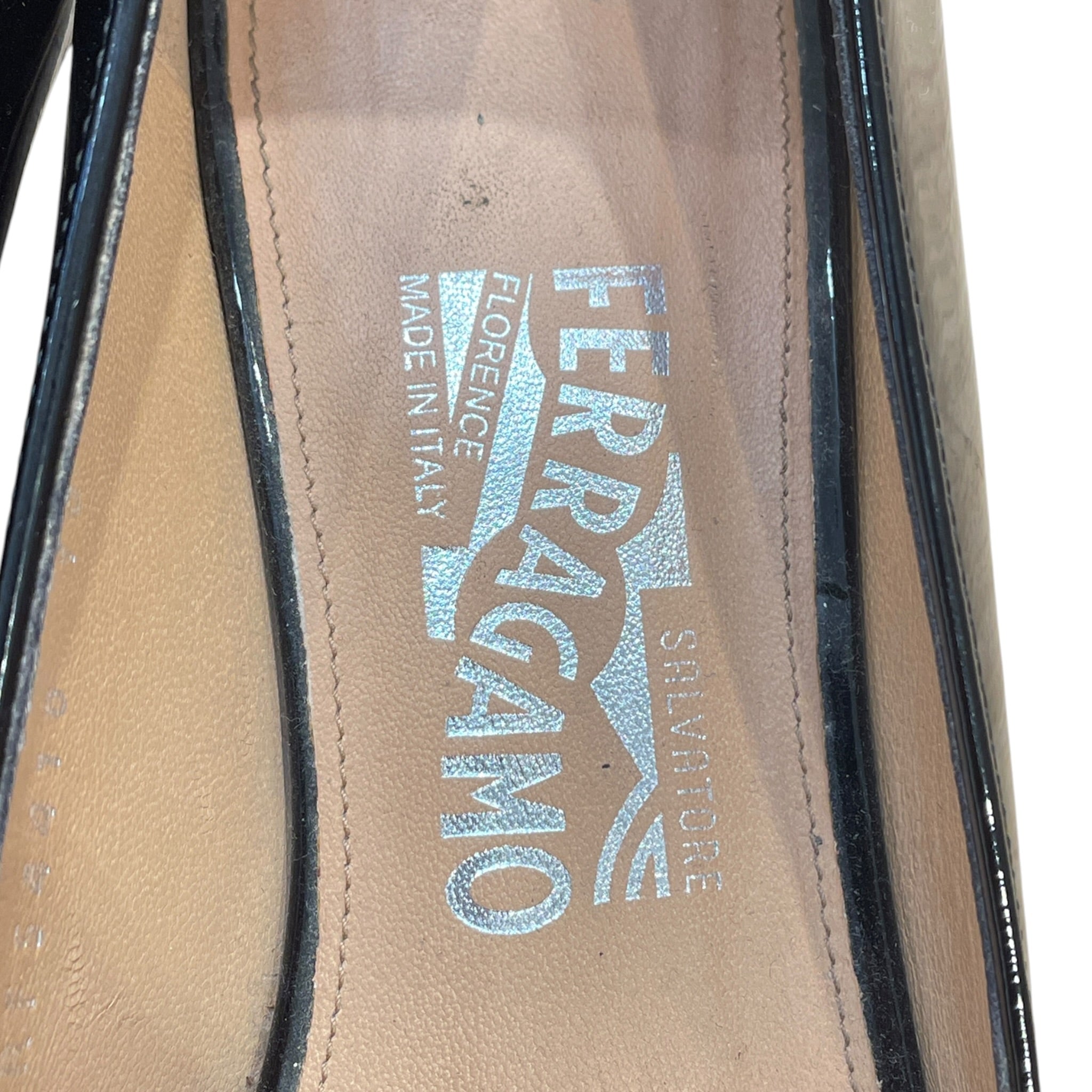 Salvatore Ferragamo/Flat Shoes/US 10/Leather/BLK/silver details view 4