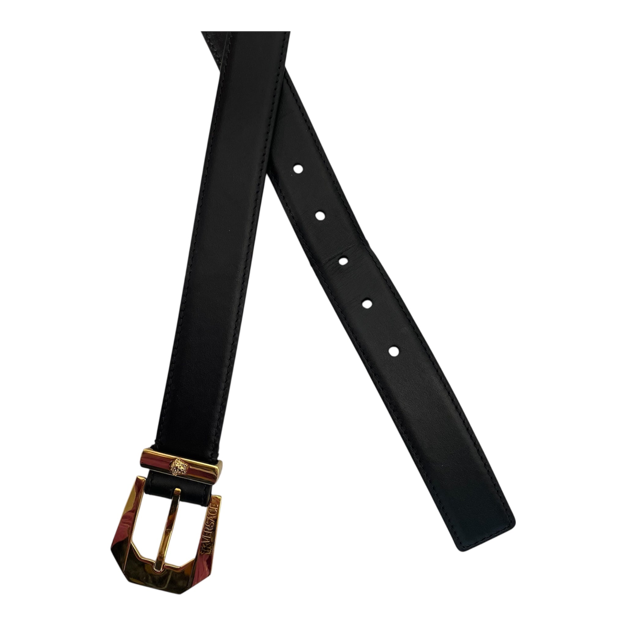 VERSACE/Belt/Leather/BLK/Medusa Heritage Belt view 2