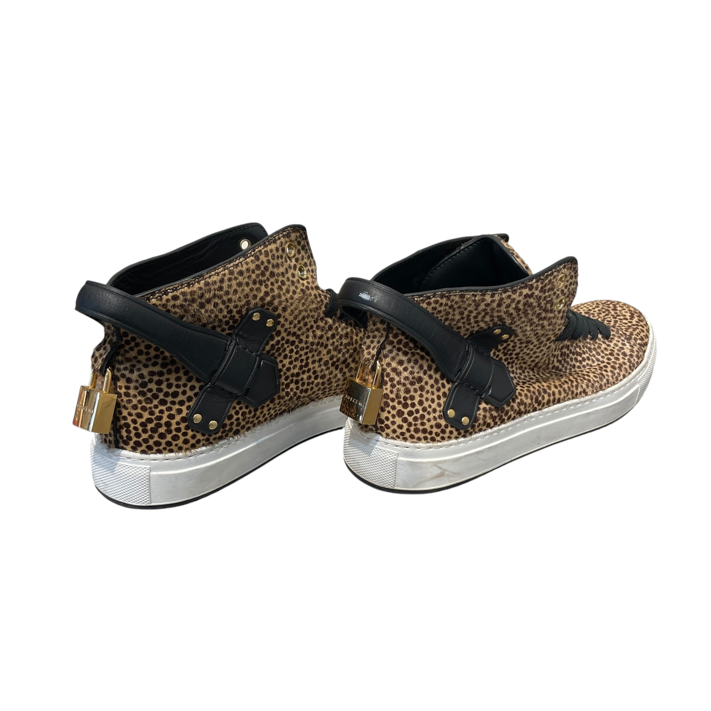 BUSCEMI/Hi-Sneakers/EU 41/Animal Pattern/Fake Fur/CML/Ponyhair 100mm view 7