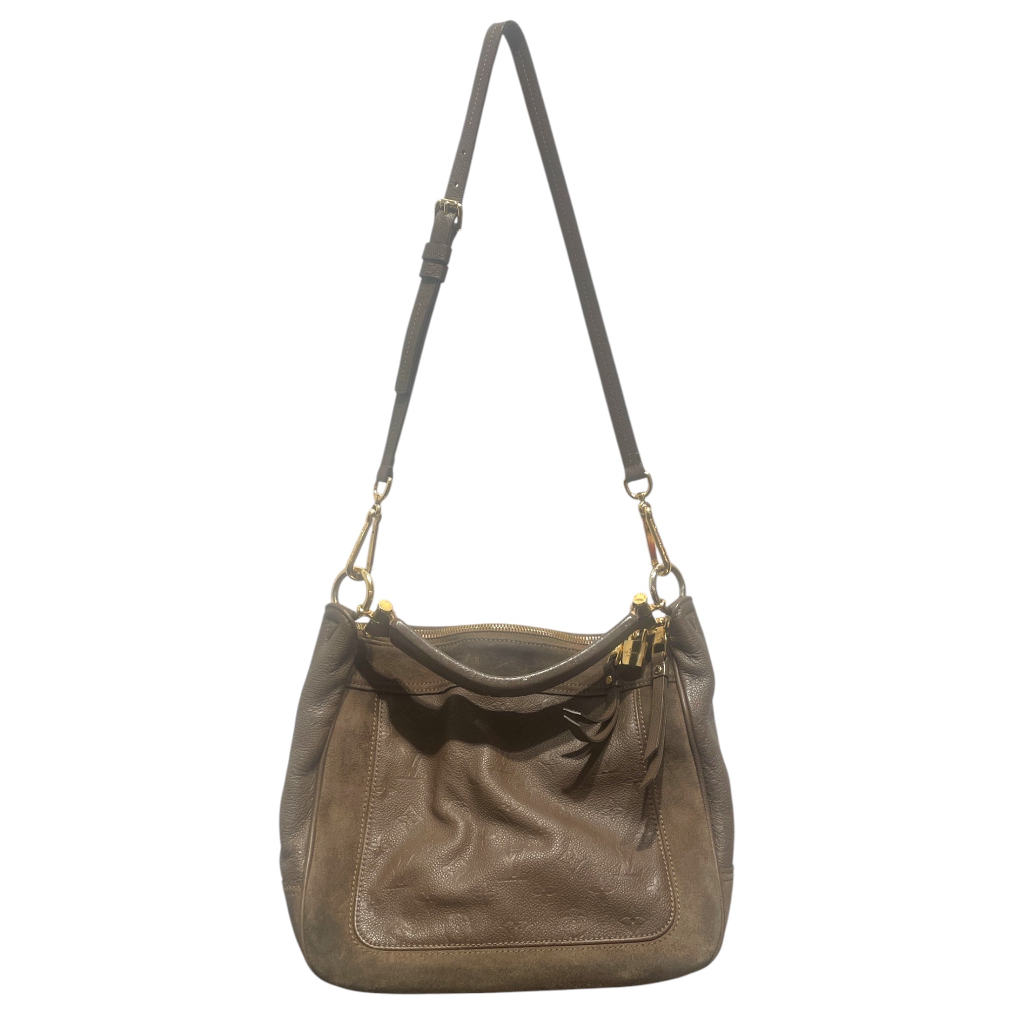 LOUIS VUITTON/Hand Bag/Monogram/Leather/BRW/Embossed Monogram Audacieuse view 1