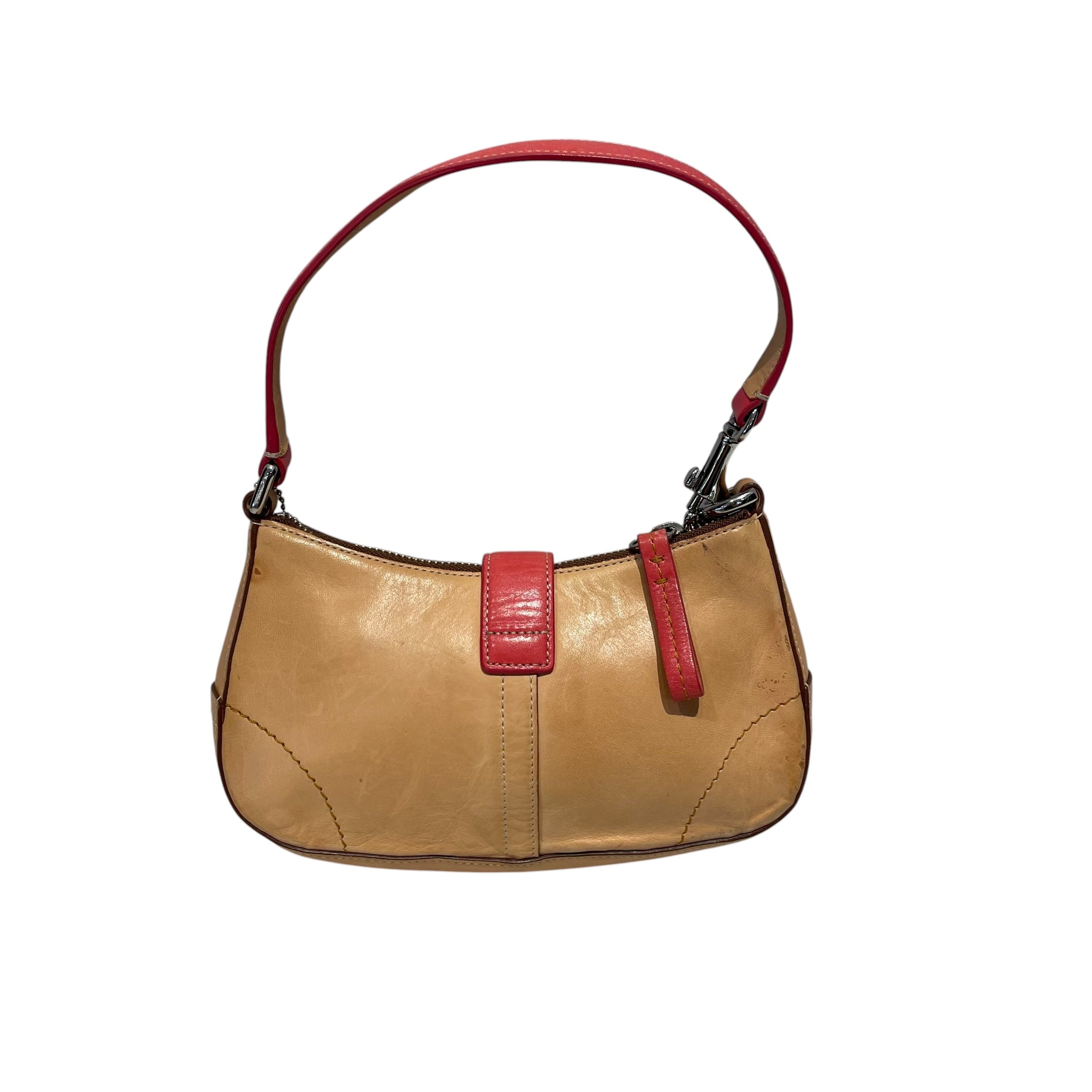 COACH/Hand Bag/Leather/BEG/Soho 'Demi Bagutte' view 2