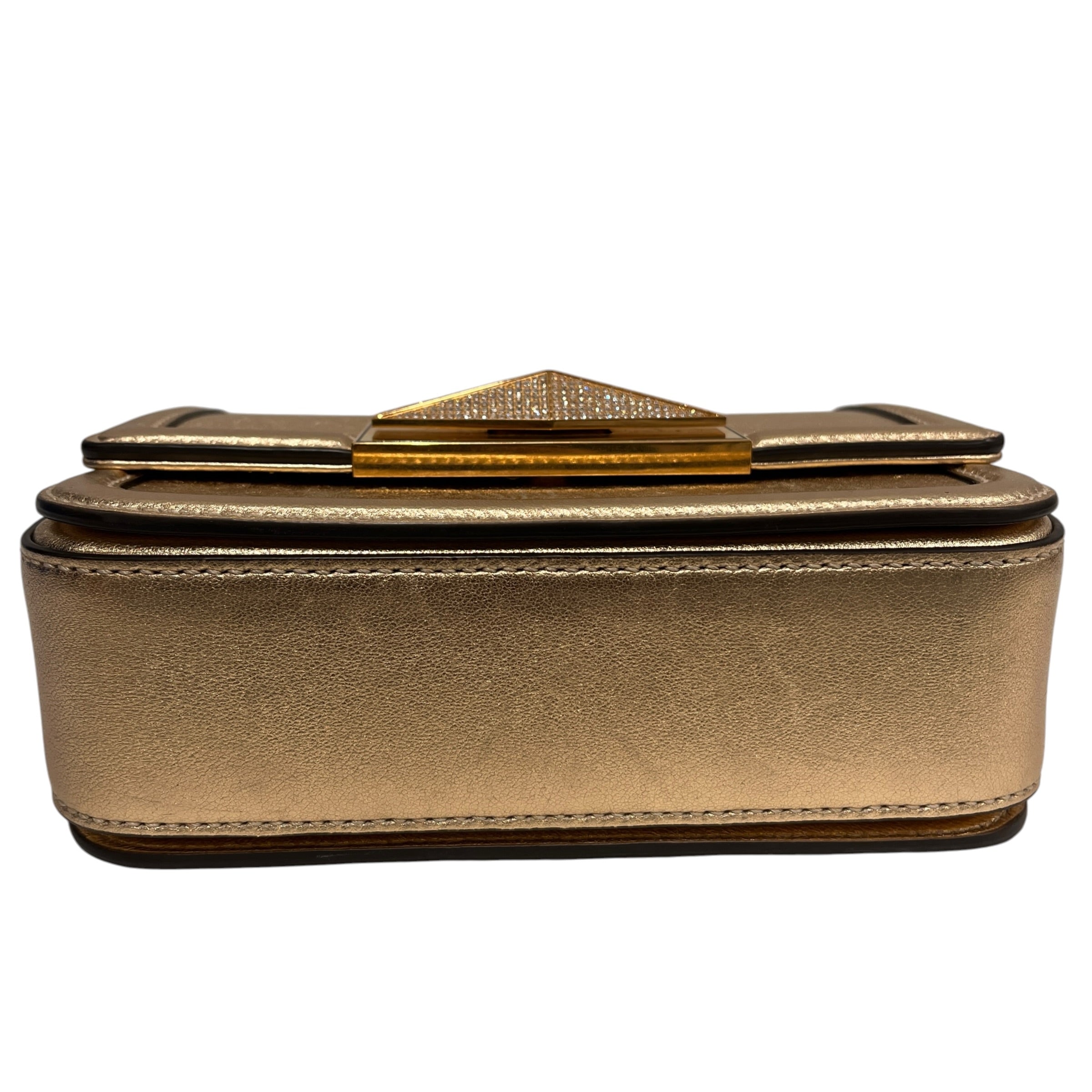 JIMMY CHOO/Cross Body Bag/Leather/GLD/Diamond Bag view 3