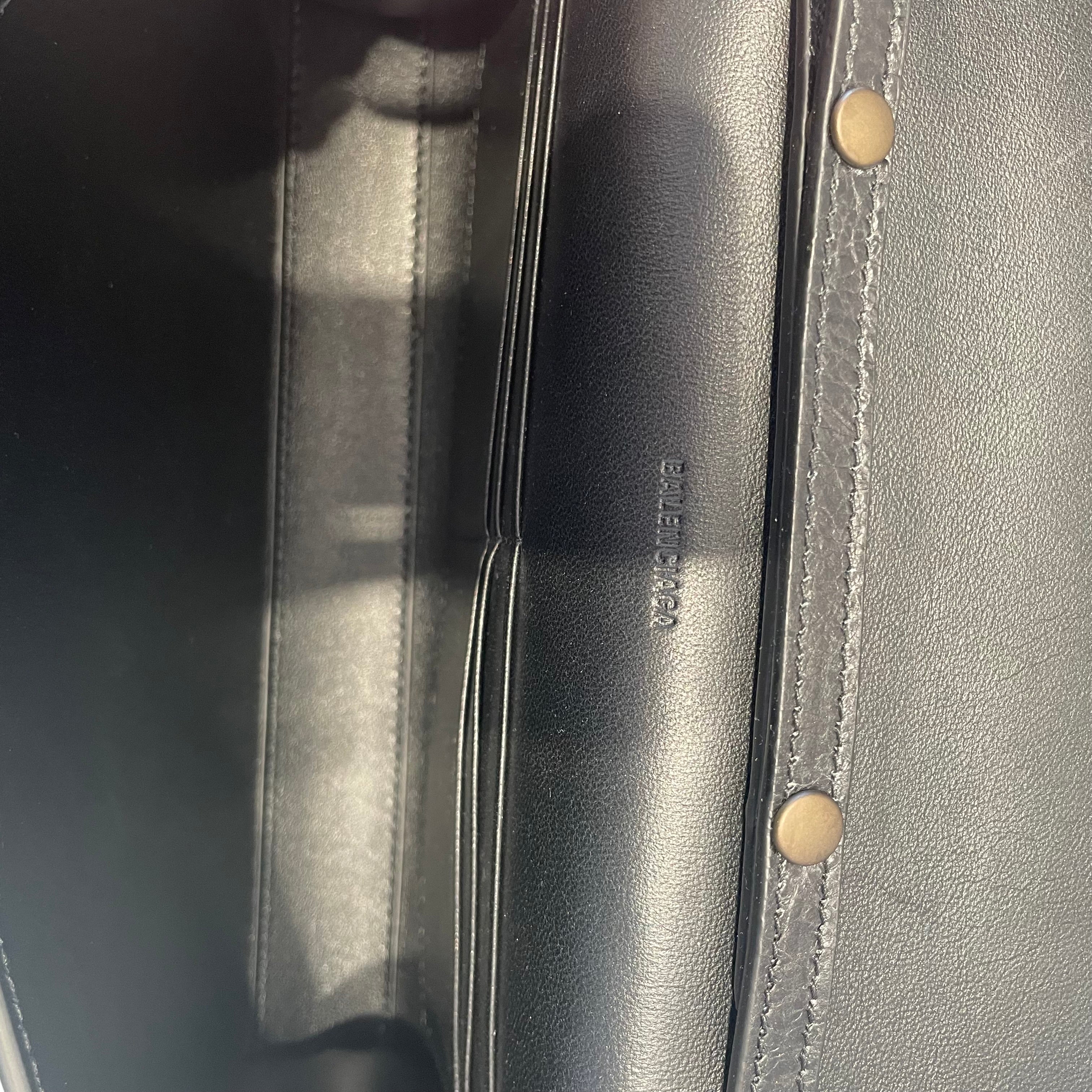 BALENCIAGA/Cross Body Bag/Leather/BLK/LE CITY MINI view 6
