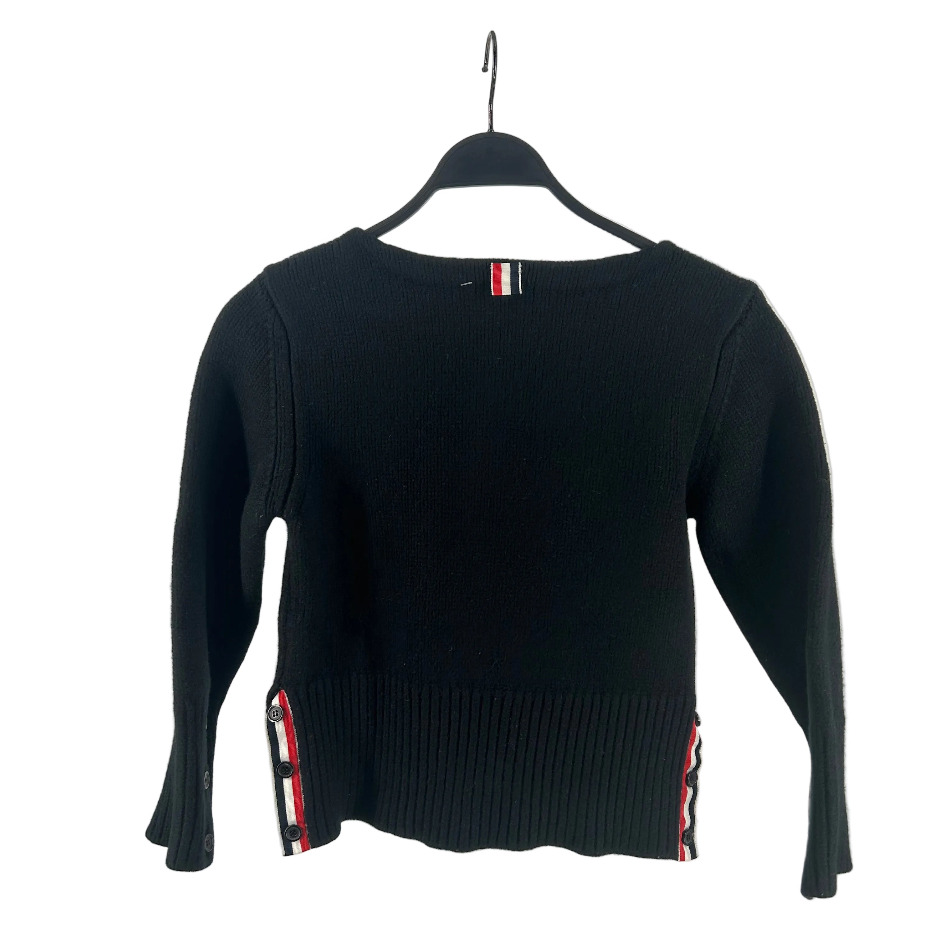 THOM BROWNE. NEW YORK/Sweatshirt/1/Wool/BLK/RN 133280 view 2