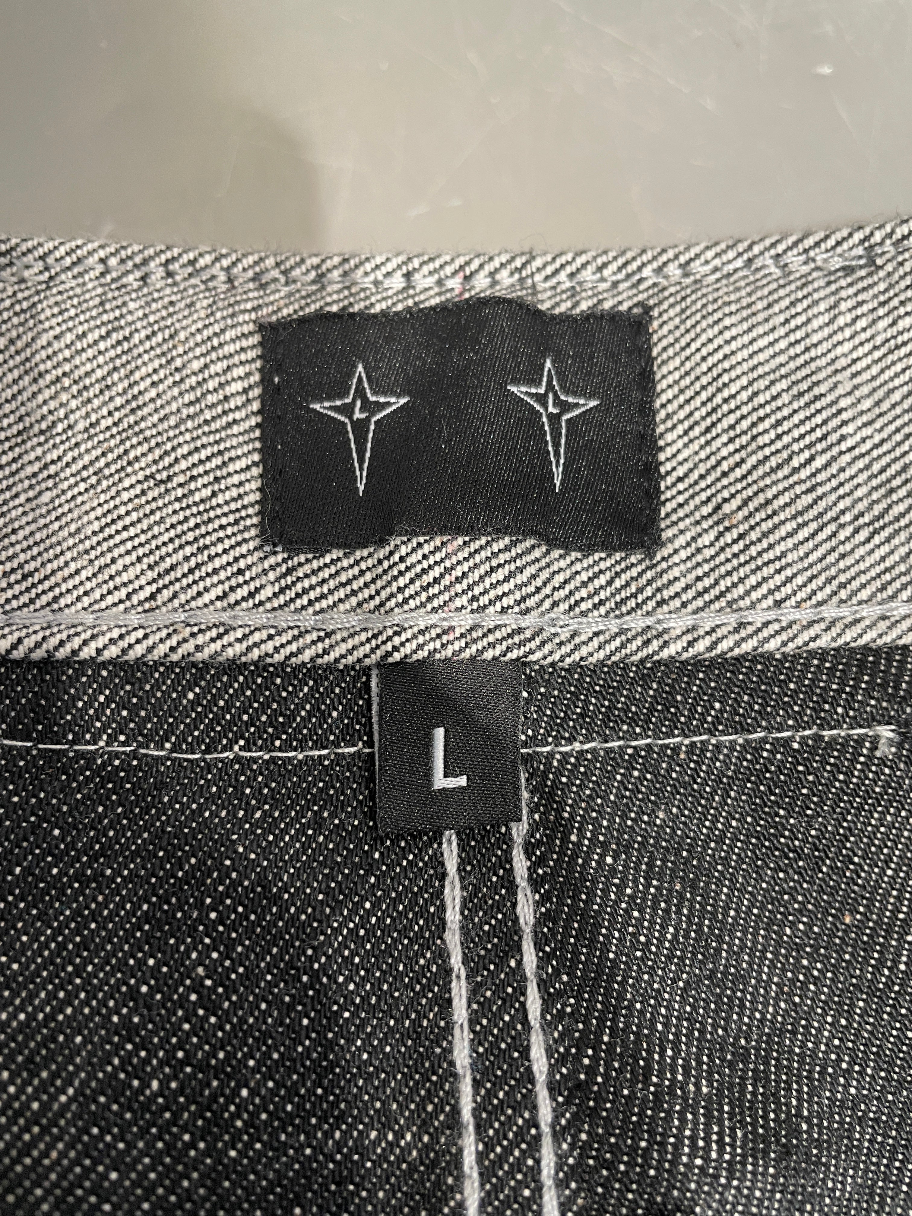 LINEAGE/Pants/L/Cotton/GRY/Selvedge Denim Double Pockets view 3