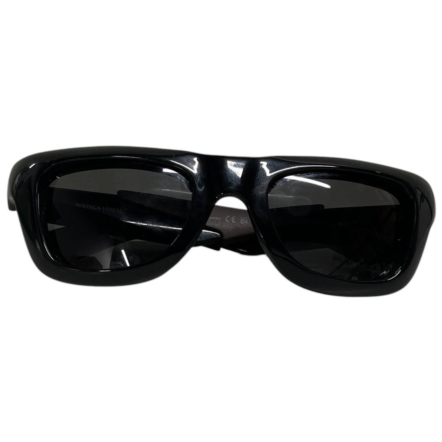 BOTTEGA VENETA/Sunglasses/Plastic/BLK/M's/BRWN ARMS/BV1183S view 1