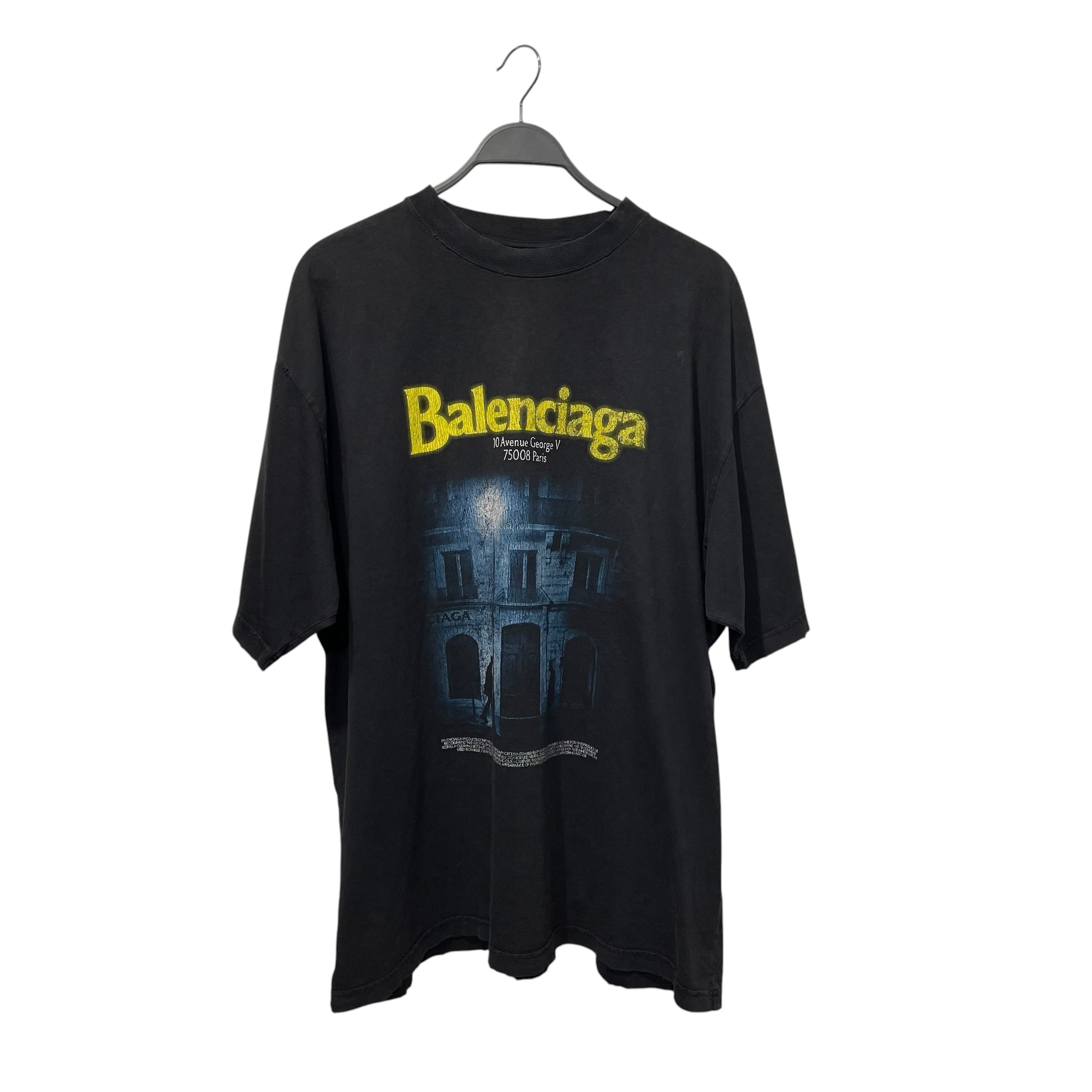 BALENCIAGA/T-Shirt/XXL/Cotton/BLK/ view 1