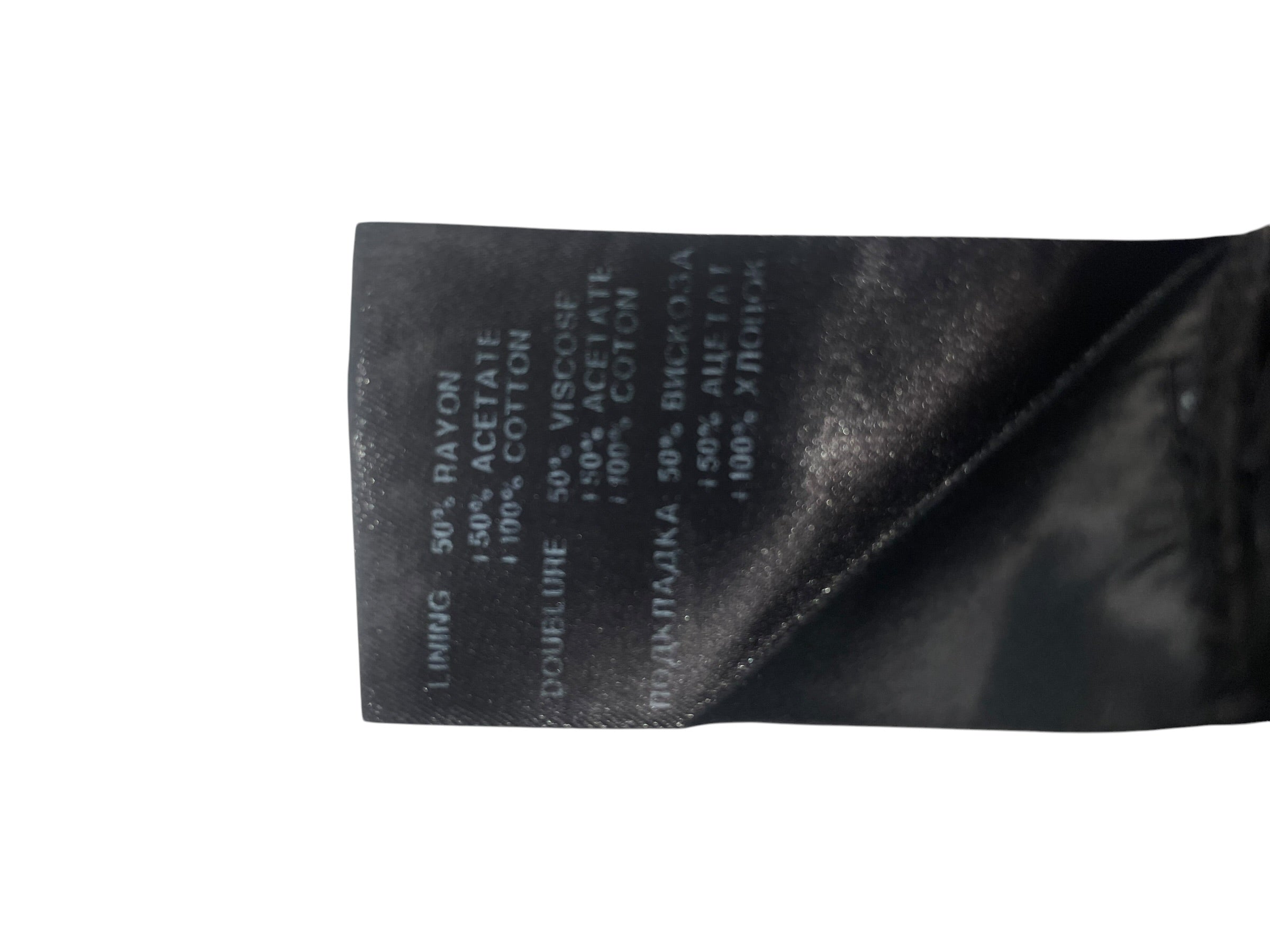 ANN DEMEULEMEESTER/Straight Pants/38/Cotton/BLK/ view 5