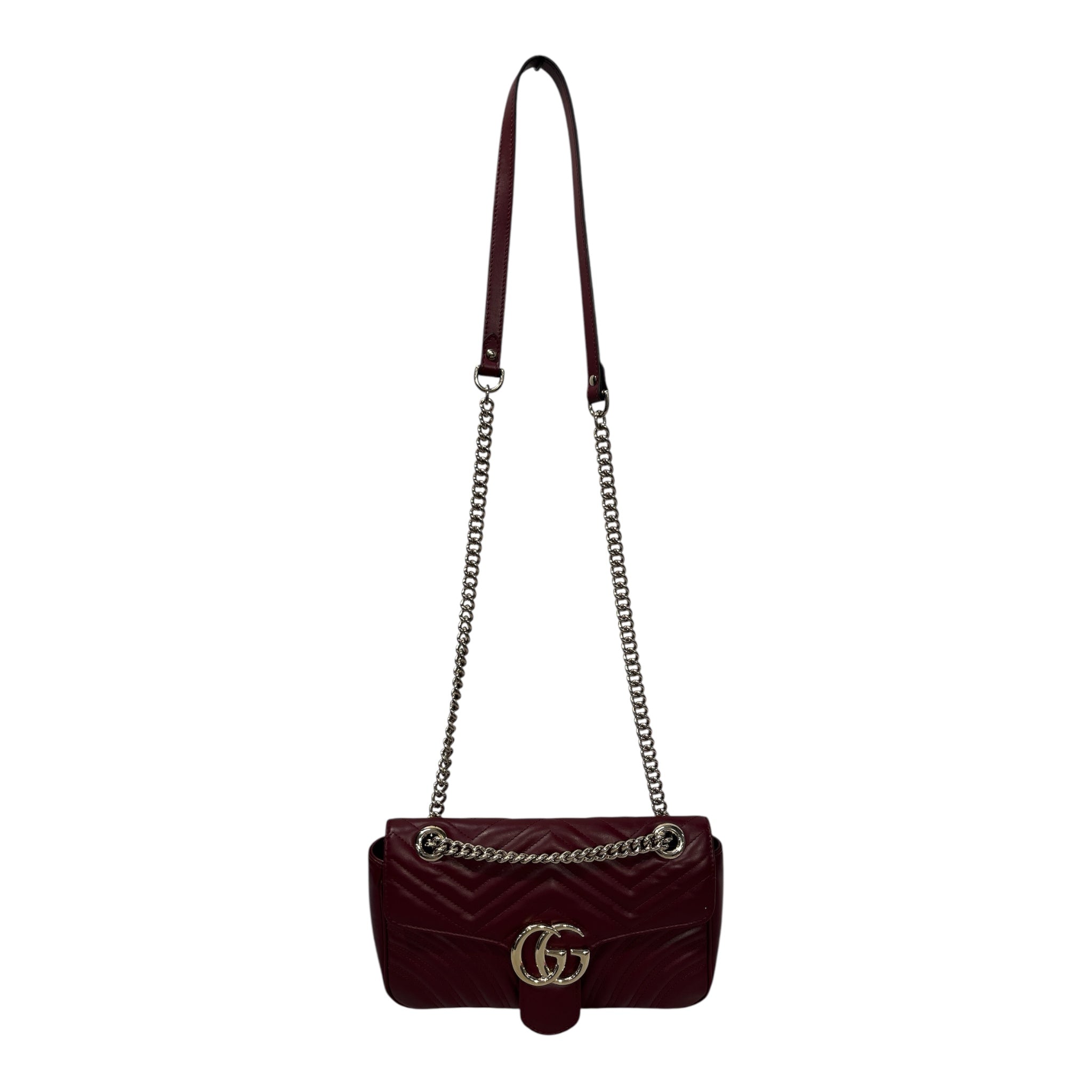 GUCCI/Cross Body Bag/Leather/BRD/marmont - gld metal view 1