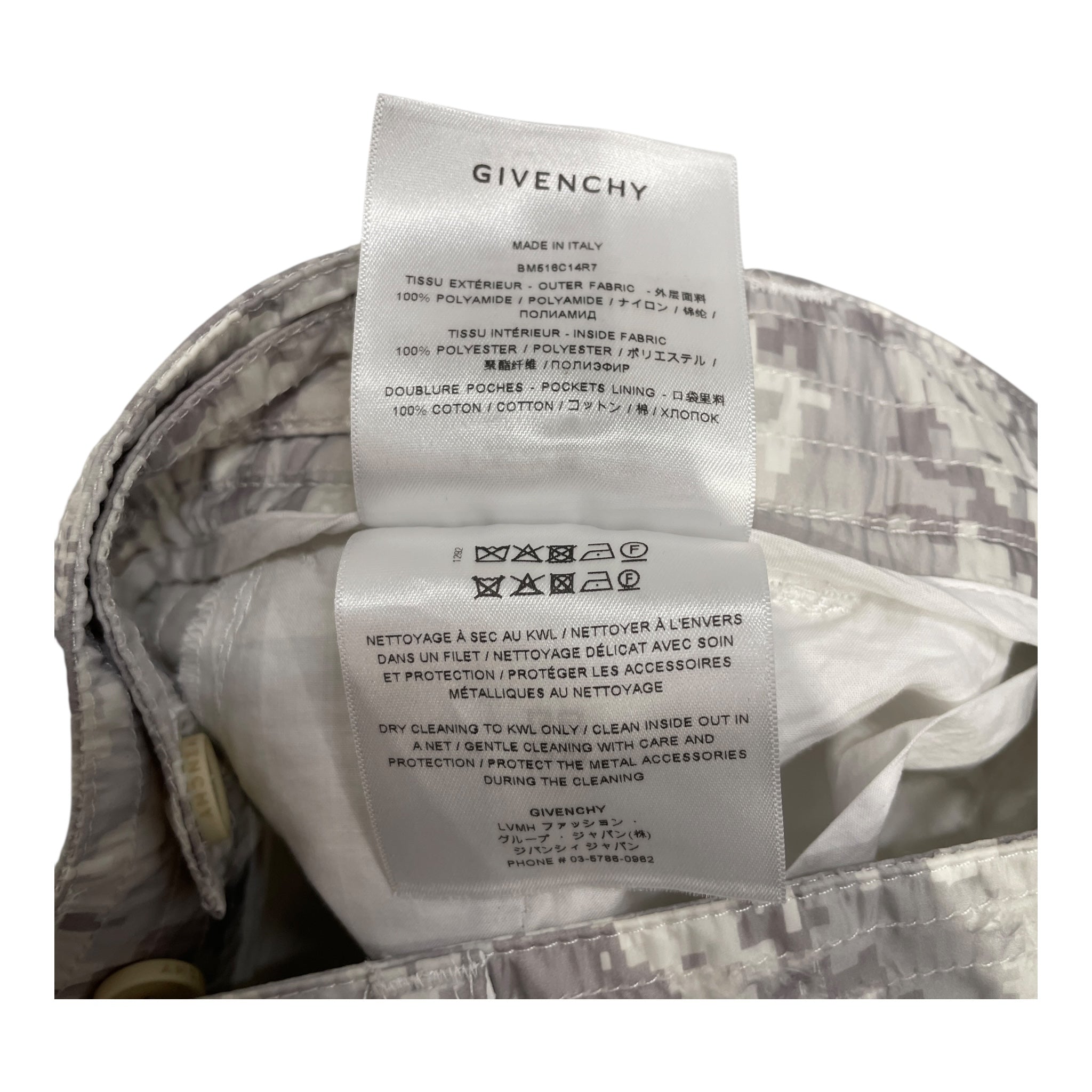 GIVENCHY/Cargo Pants/50/Cotton/GRY/Camouflage/CARGO BERMUDA PANTS view 4