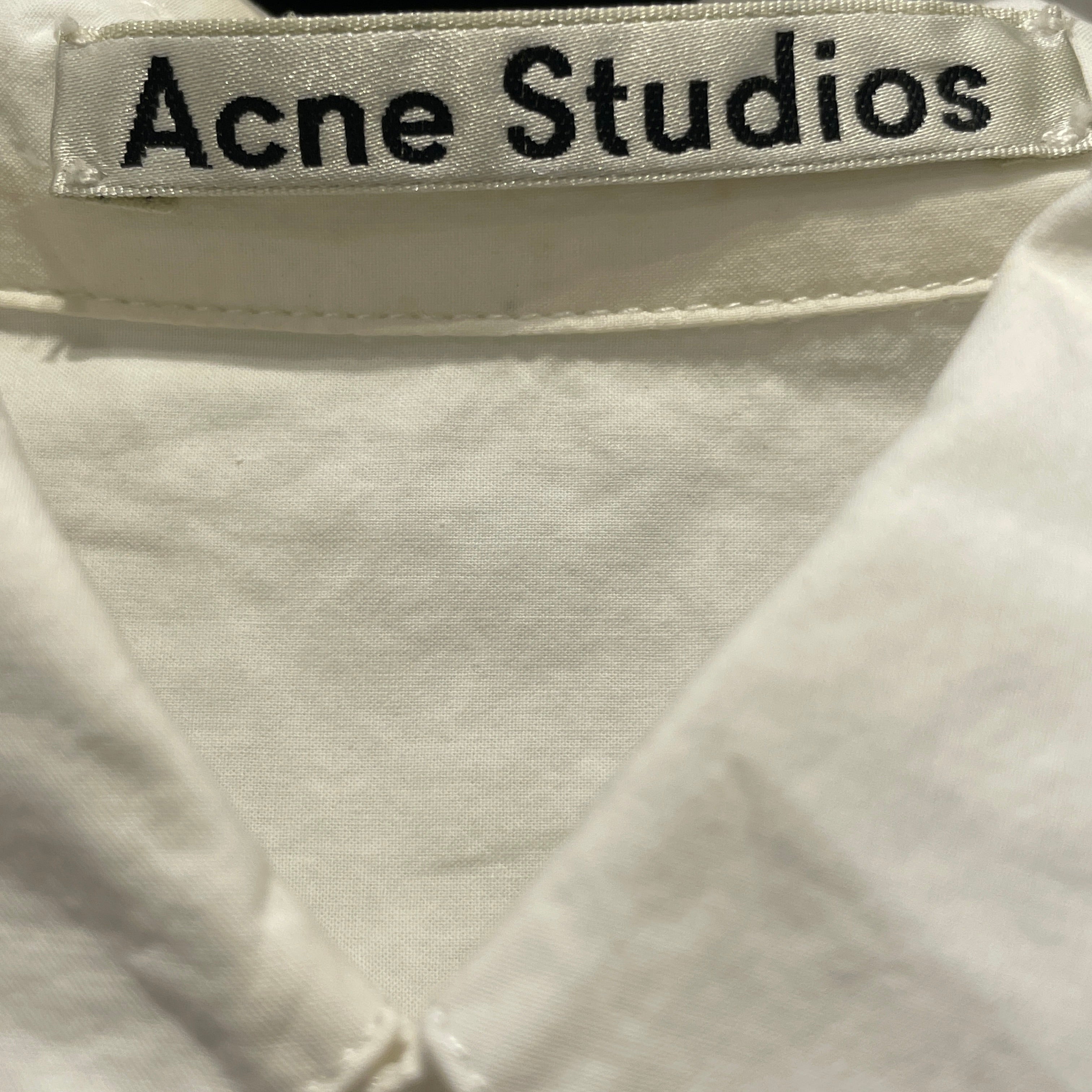 Acne Studios/SL Shirt/34/WHT/Gather/ view 3