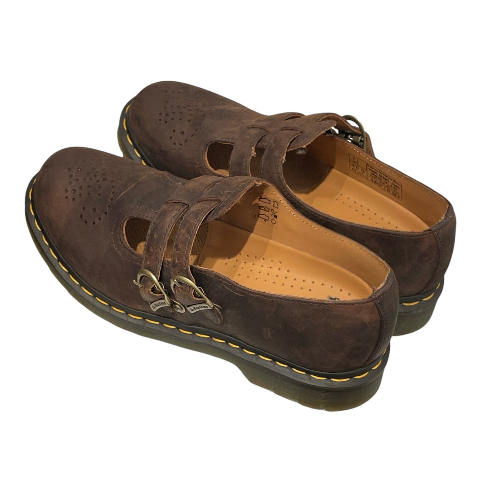 Dr.Martens/Shoes/US 9/Leather/BRW/MARY JANE 8065 DBL STRAP view 2