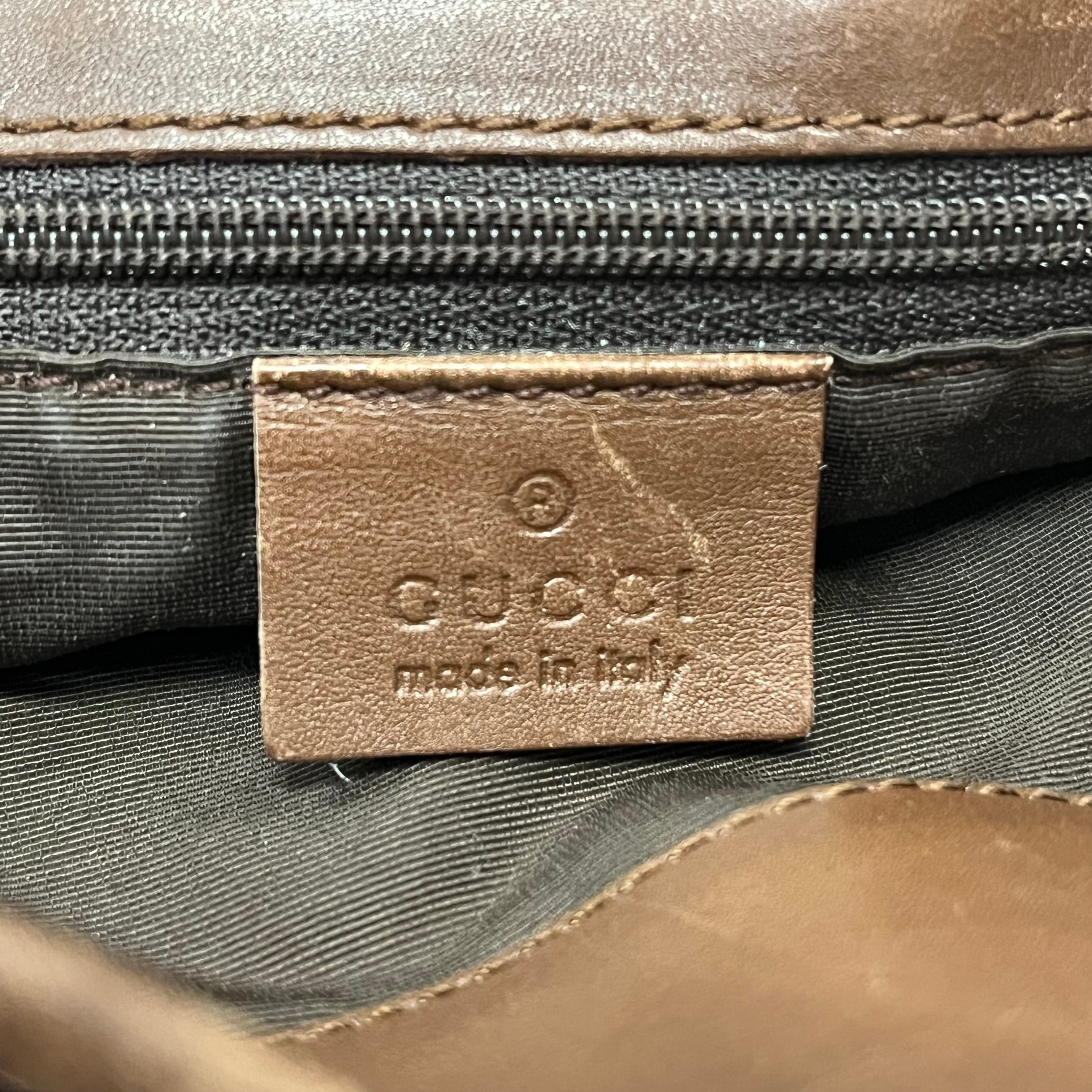 GUCCI/Bag/Monogram/Cotton/PNK/Pink and Brown Bucket Bag view 5