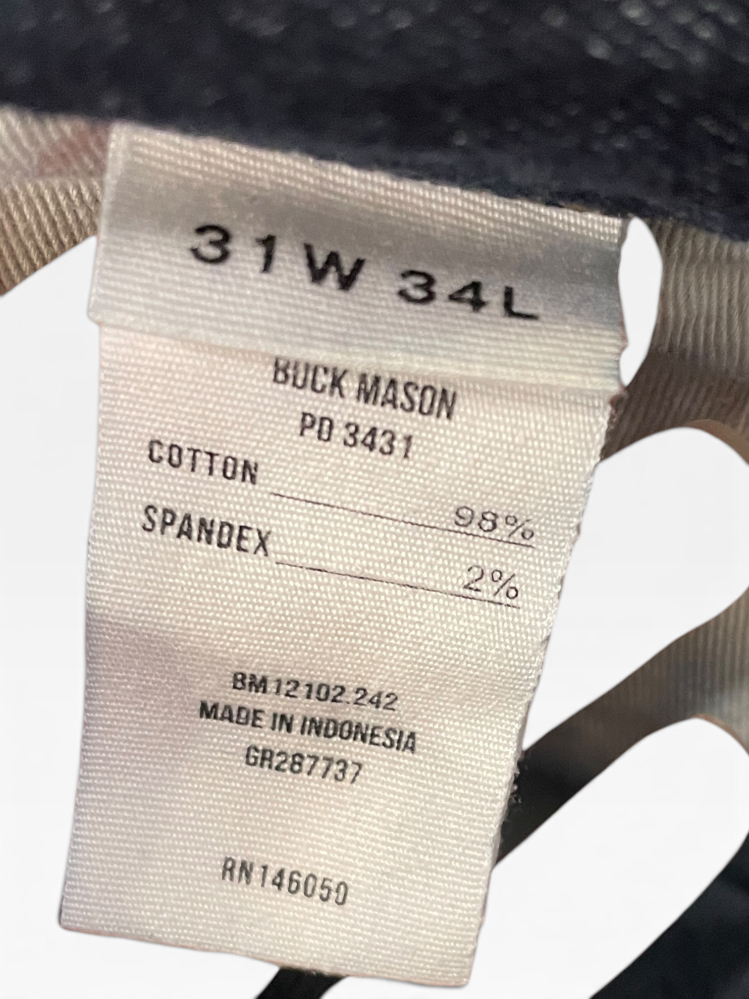 BUCK MASON/Straight Pants/30/Denim/NVY/ view 4