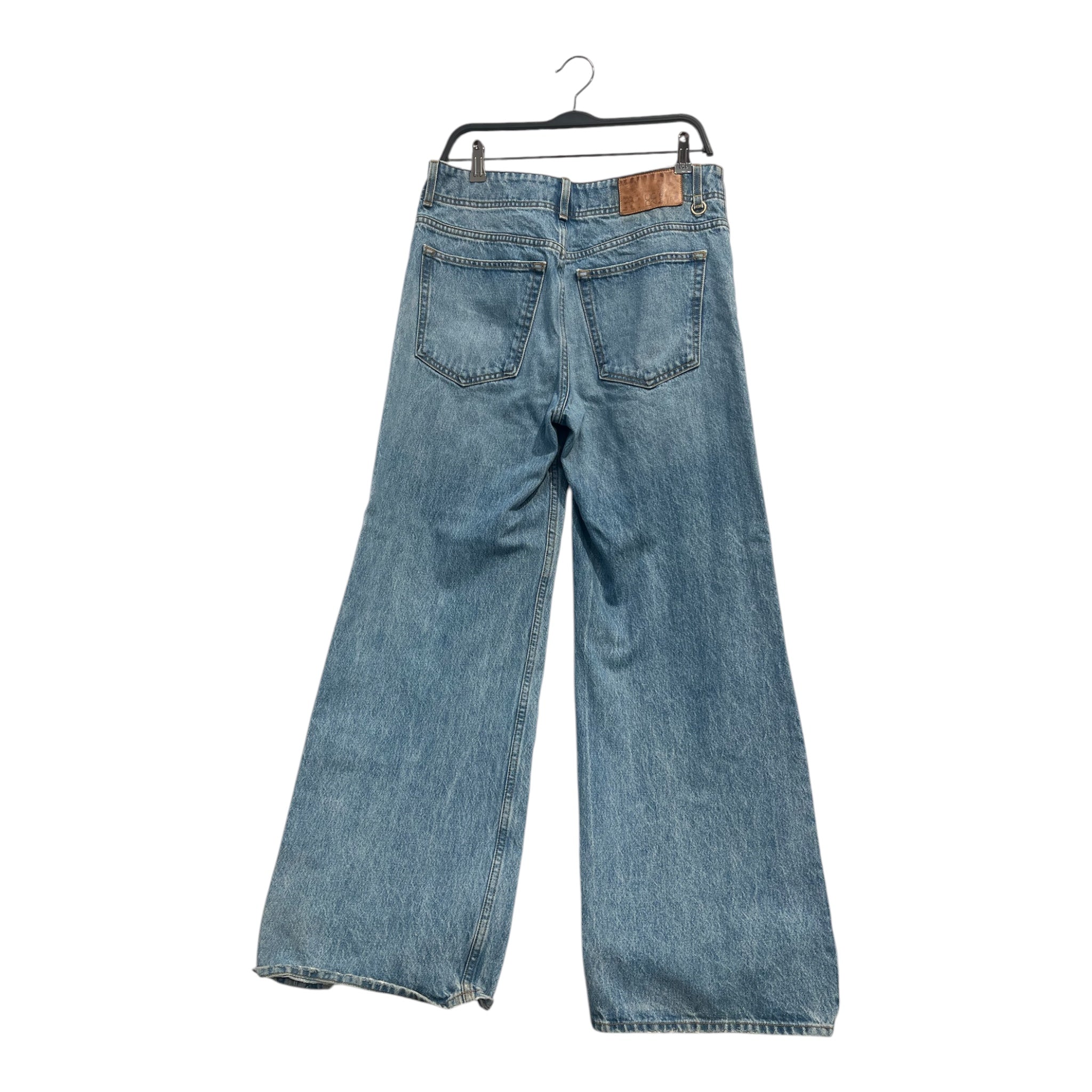Ulla Johnson/Wide Leg Pants/30/Cotton/BLU/HIGH RISE/ GLD BUTTONS view 2