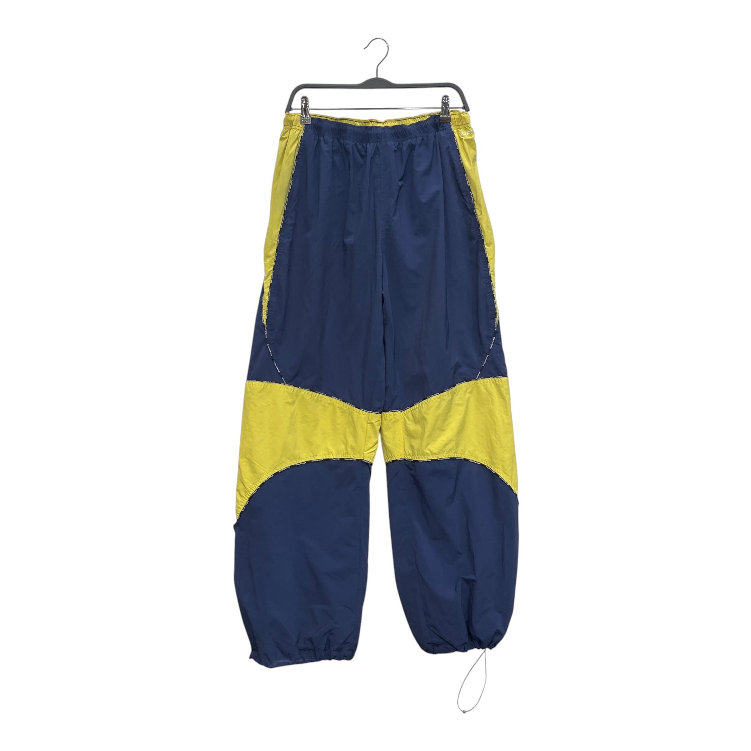 Supreme/Straight Pants/XL/Polyester/NVY/Joggers/YLW CUTOUT JOGGER view 1