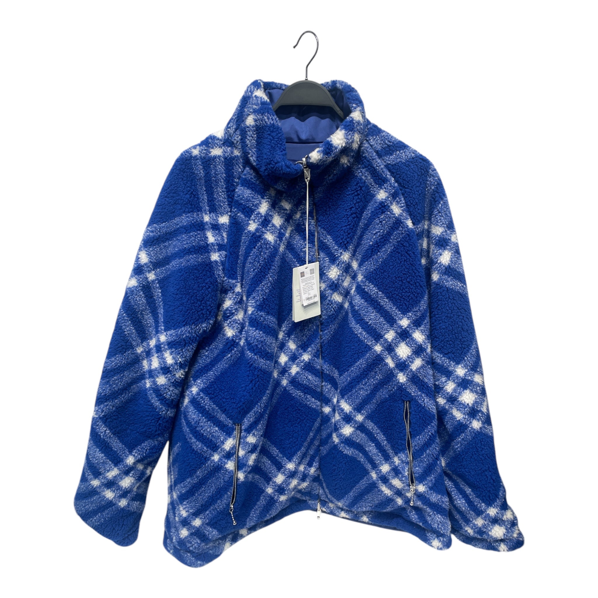 BURBERRY/Jacket/52/Wool/BLU/REVERSIBLE CHECK JACKET view 1