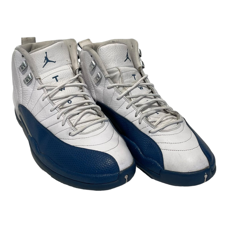 Jordan/Hi-Sneakers/US 11.5/Leather/WHT/JORDAN 12 FRENCH BLUE
