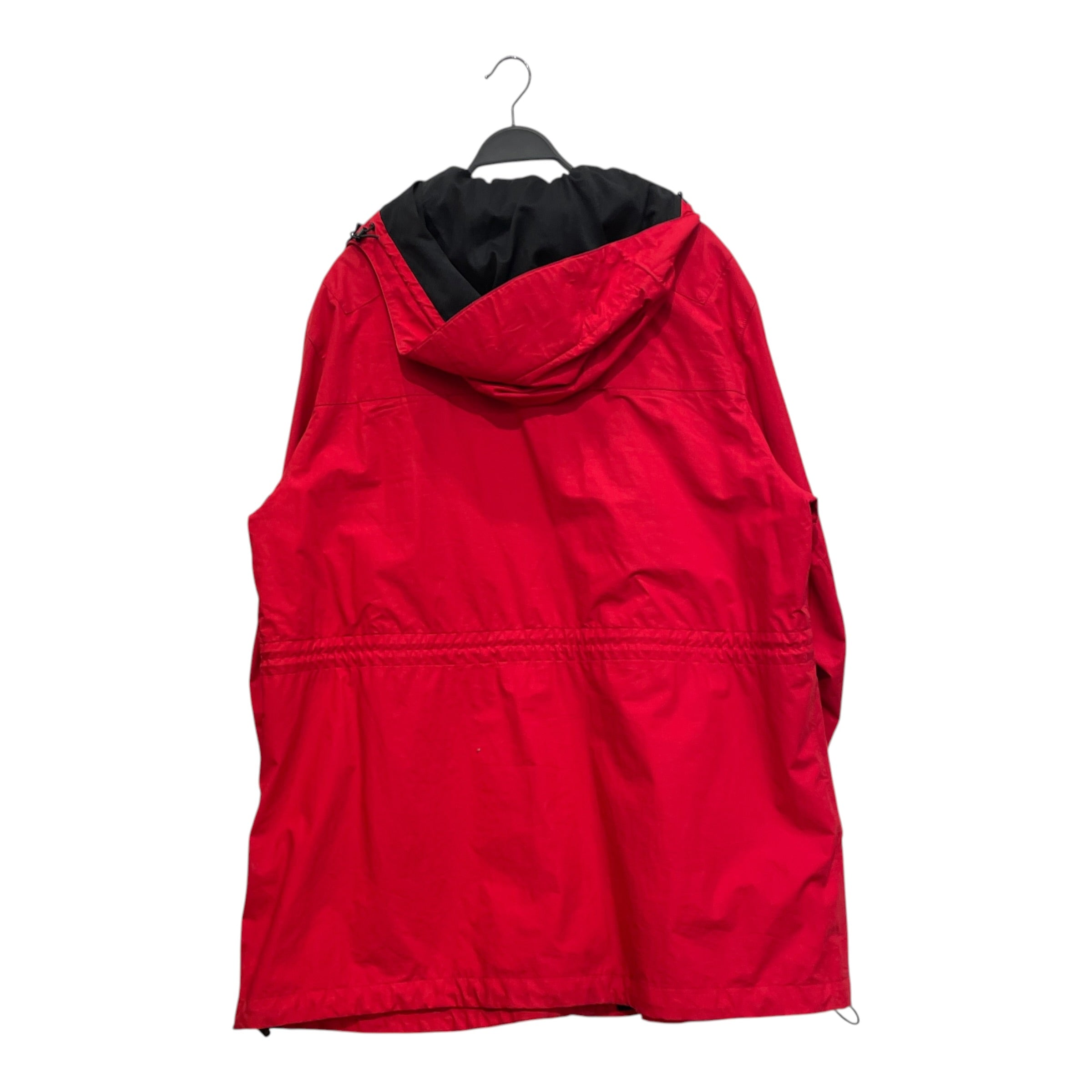 BURBERRY/Windbreaker/XL/Cotton/RED/DETACHABLLE HOOD view 2