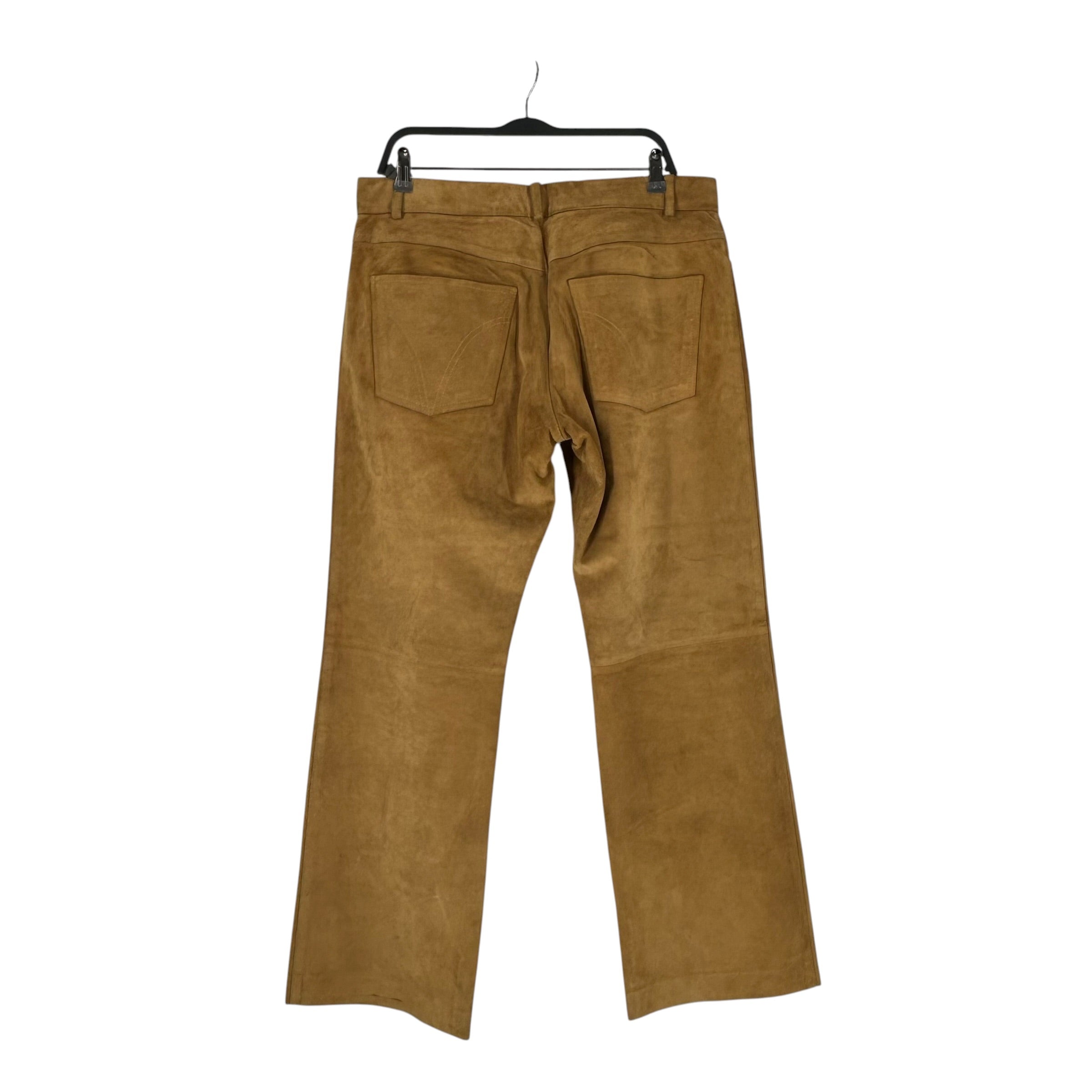 D&G/Straight Pants/38/Suede/BEG/SUEDE PANTS view 2
