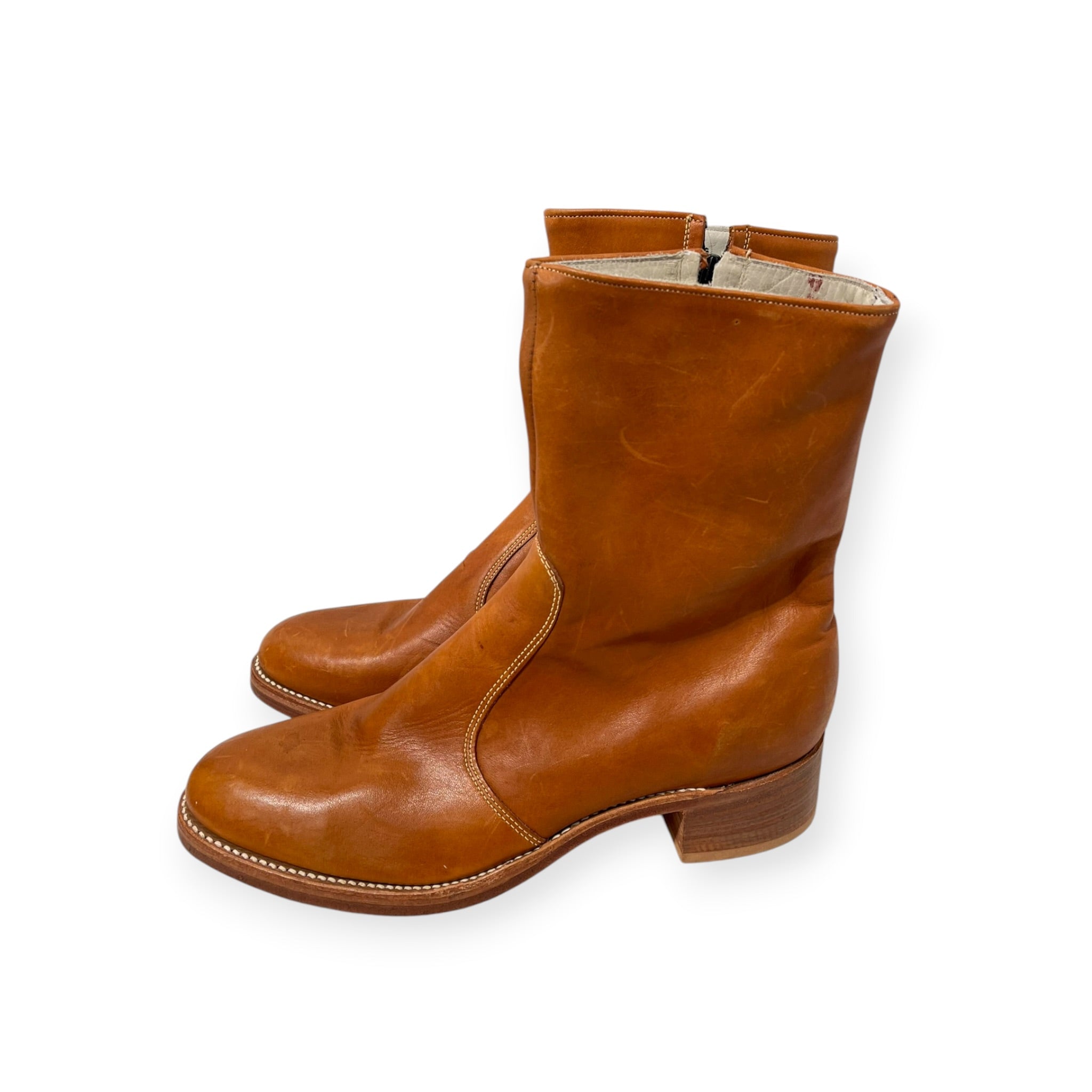 Vintage/Boots/US 10/Leather/BRW/DINGO BRAND SIDE ZIP BOOT view 2