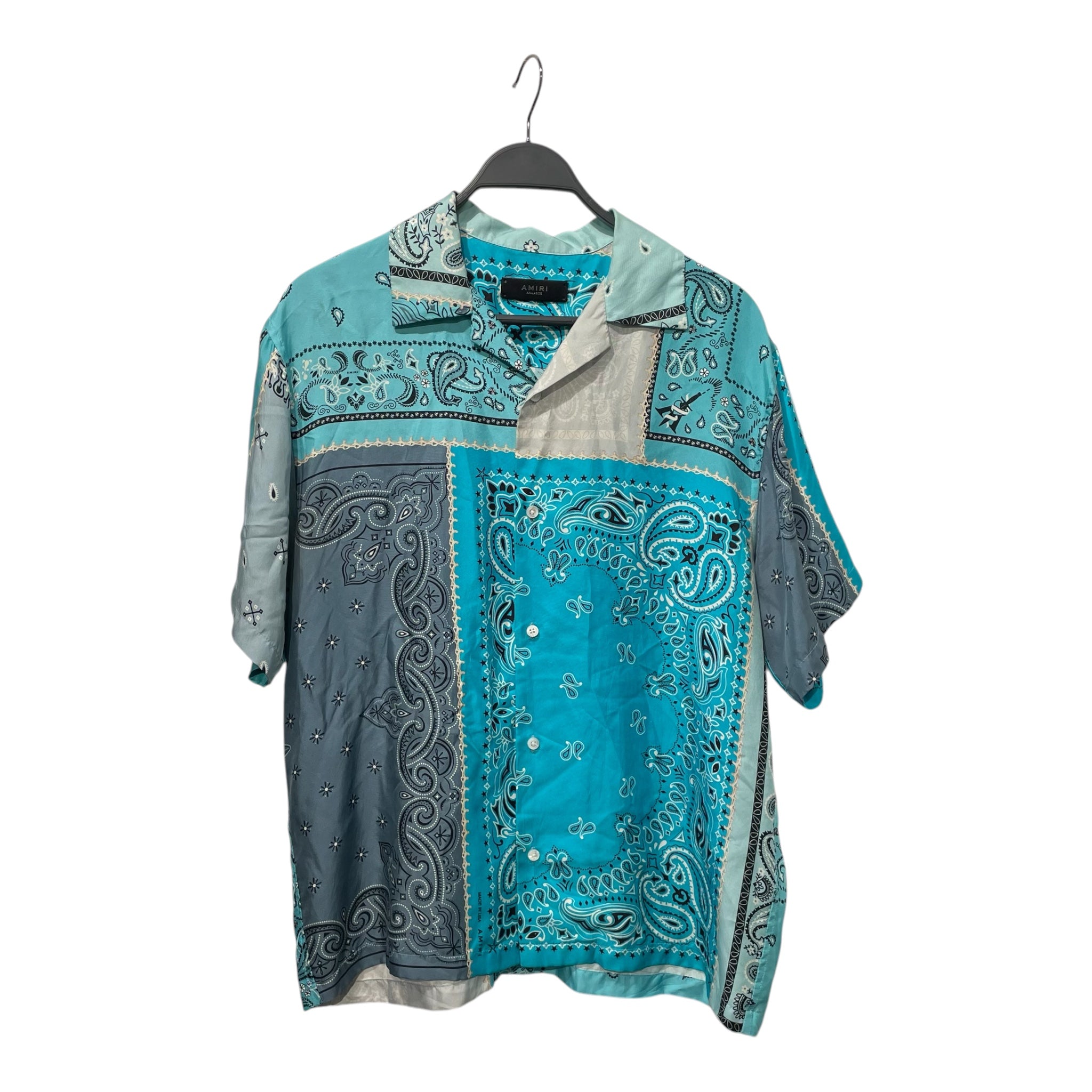 AMIRI/Shirt/XXL/Silk/BLU/Paisley/DIFFERENT BLUES view 1