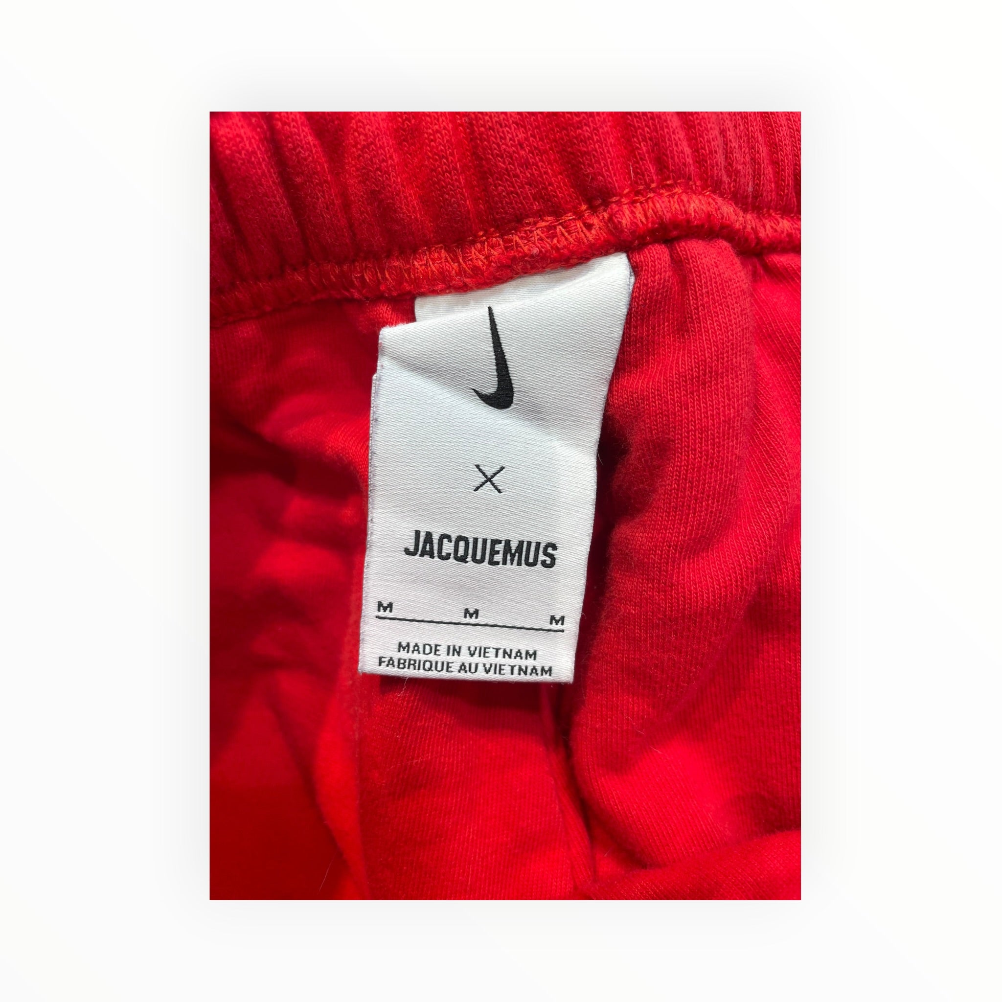 JACQUEMUS/NIKE/Pants/M/Cotton/RED/Joggers/CUT OUT view 3