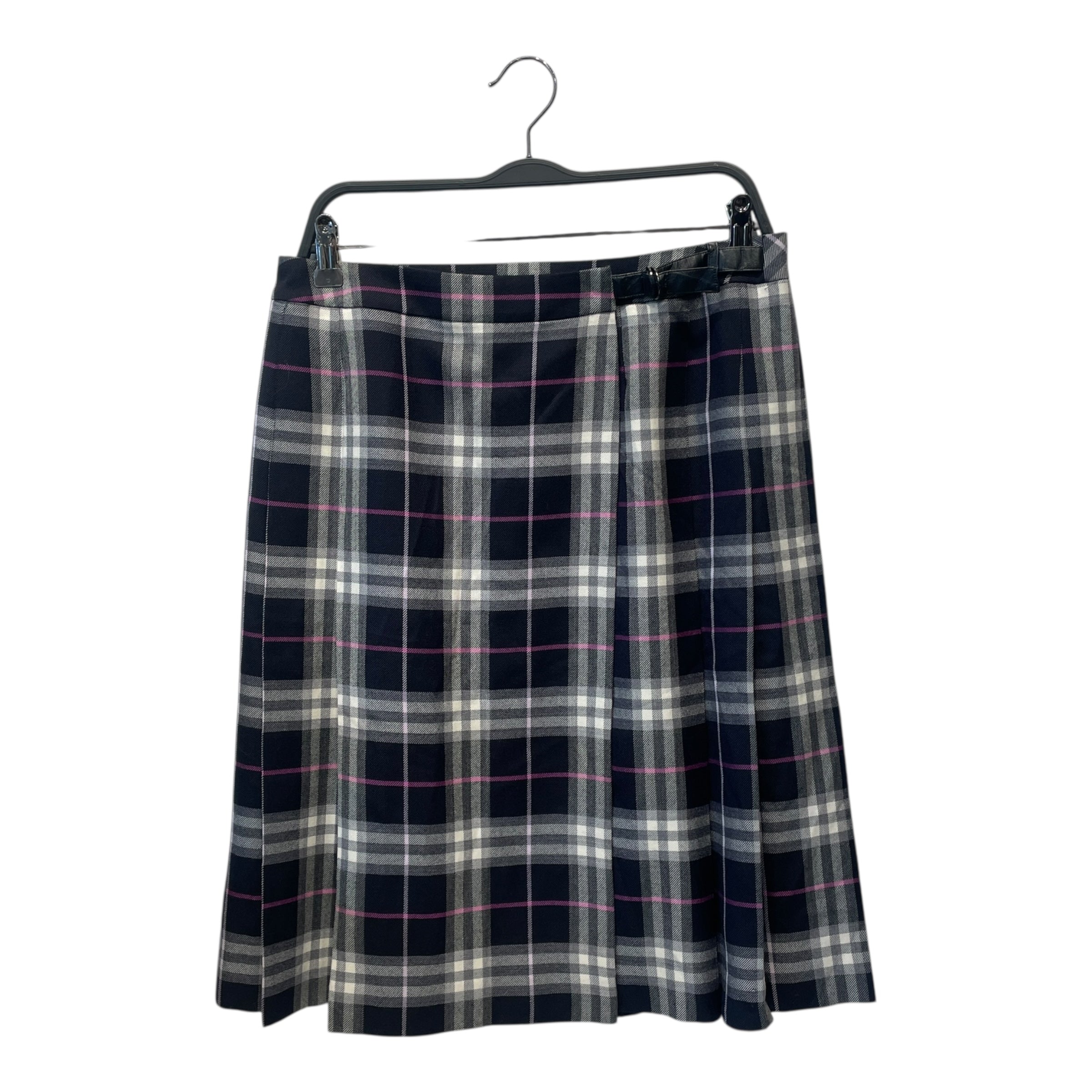 BURBERRY LONDON/Skirt/Navy/Wool/FX130-005-36 view 1