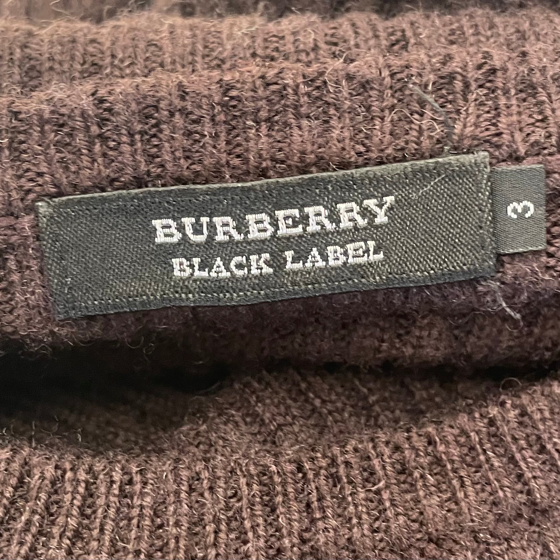 BURBERRY BLACK LABEL/Sweater/3/Brown/Wool/BMT11-510-58 view 3