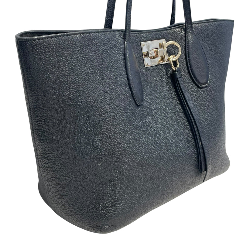 Salvatore Ferragamo/Hand Bag/Leather/BLK/