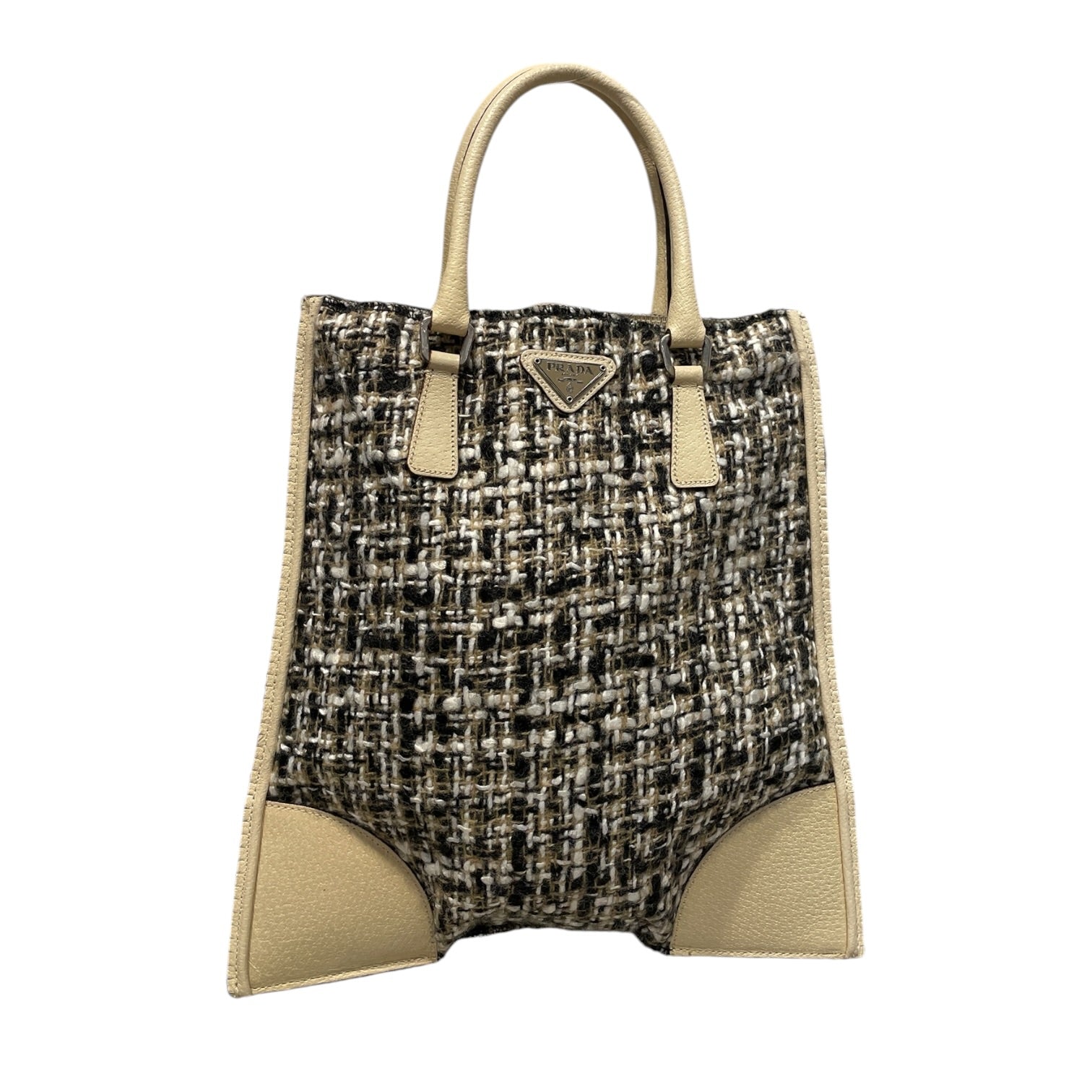 PRADA/Hand Bag/All Over Print/MLT/Tweed white tag 22 view 1