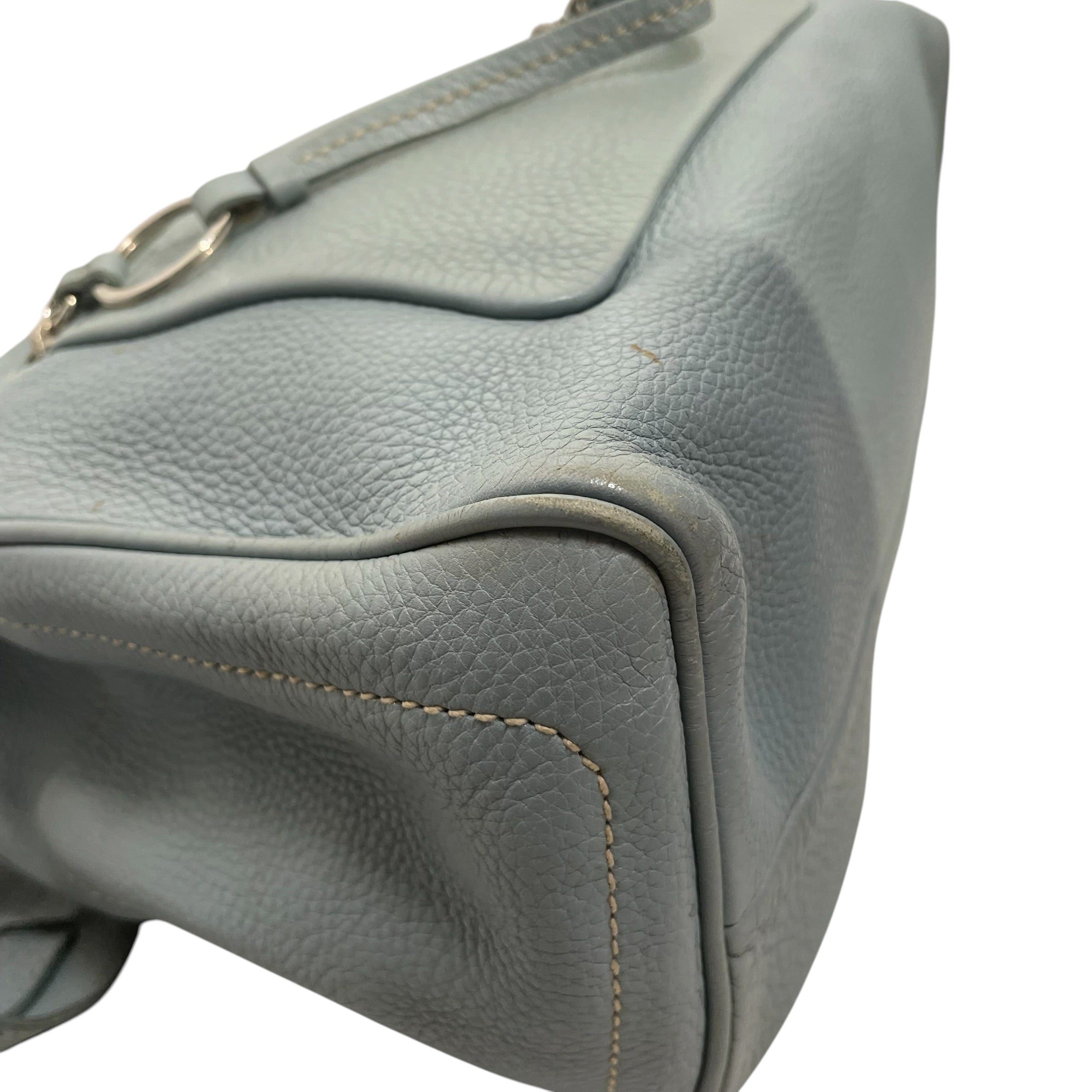 PRADA/Hand Bag/Leather/BLU/vitello diano view 8