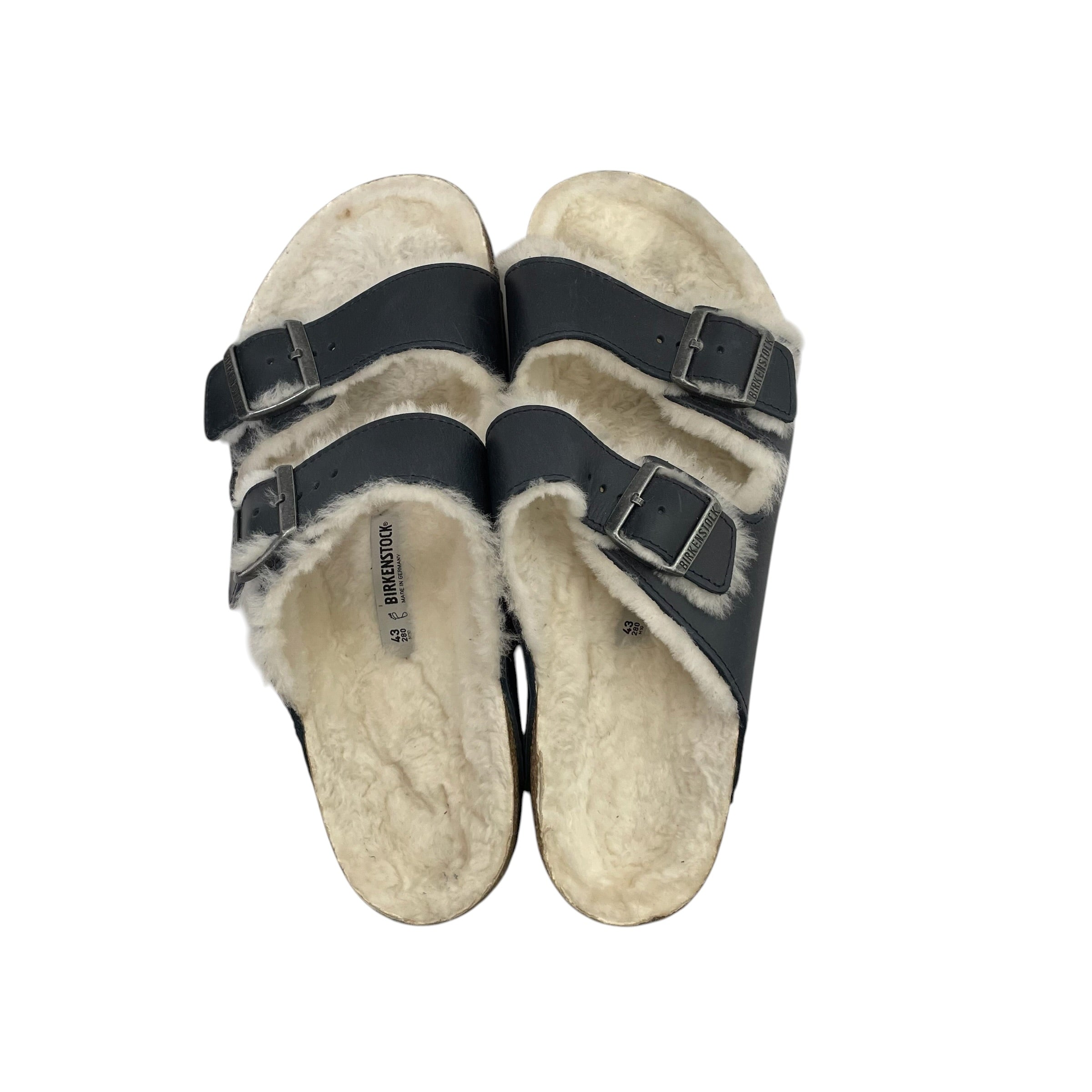 BIRKENSTOCK/Sandals/EU 43/NVY/ARIZONZA SHEARLING view 4