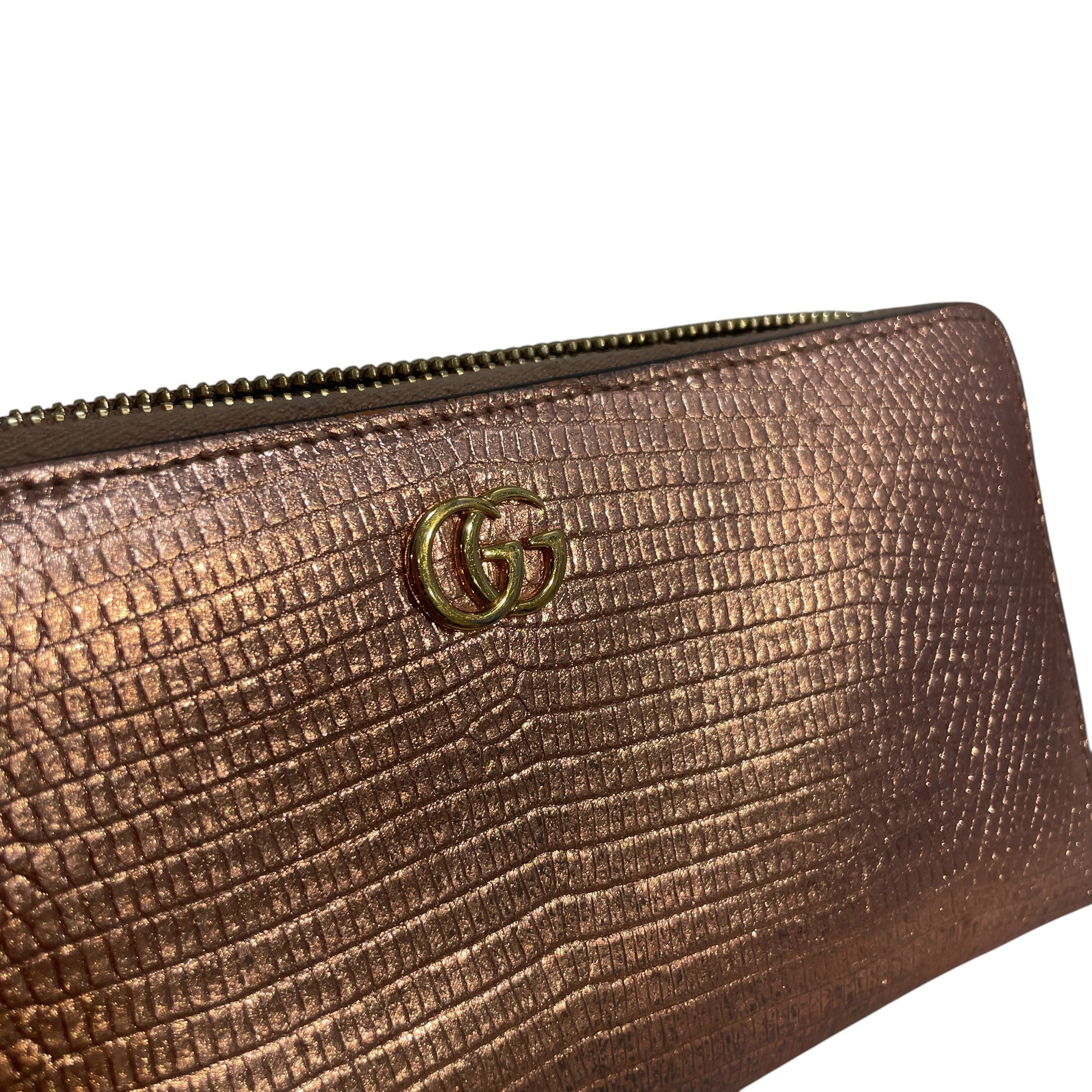 GUCCI/Wallet/Leather/PNK/Gucci Long Wallet view 4