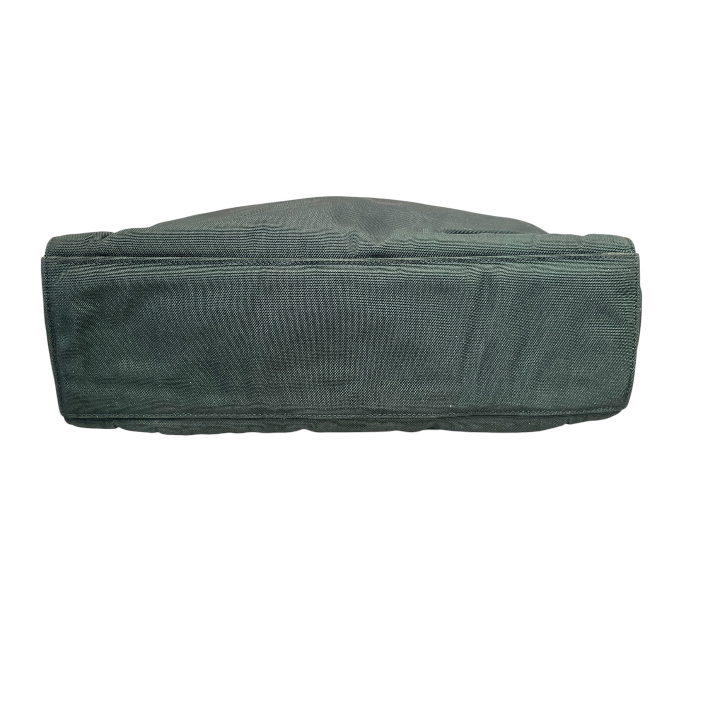 GUCCI/Bag/Nylon/GRN/Bambo Handle Green Tote view 5