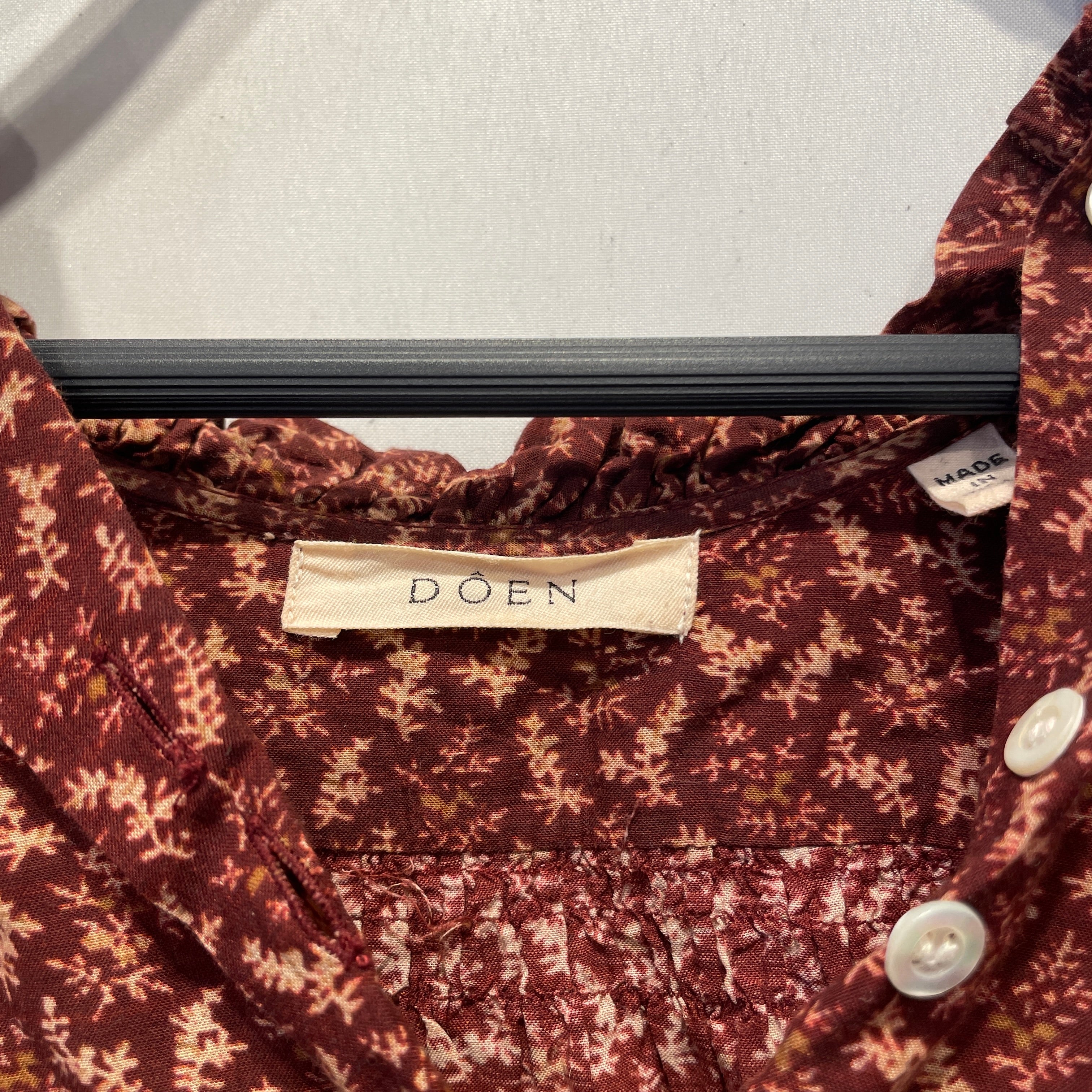 DOEN/Blouse/XS/All Over Print/Cotton/BRD/ view 3