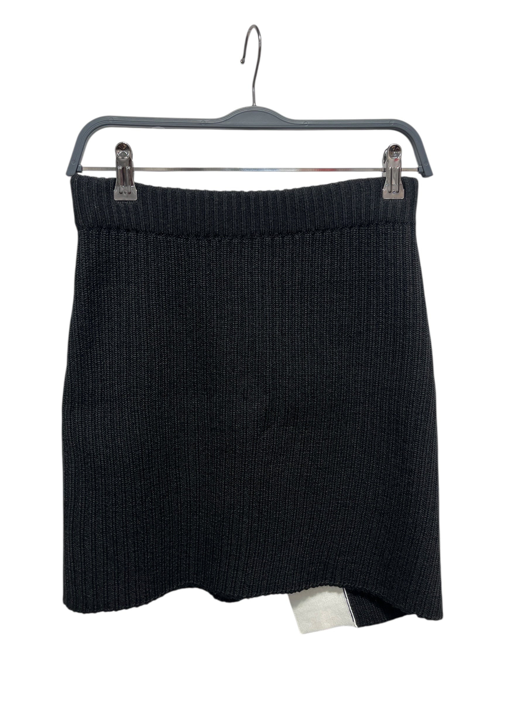 Calvin Klein 205W39NYC/Skirt/XS/Wool/BLK/WHITE DIAGONAL STRIPE view 2