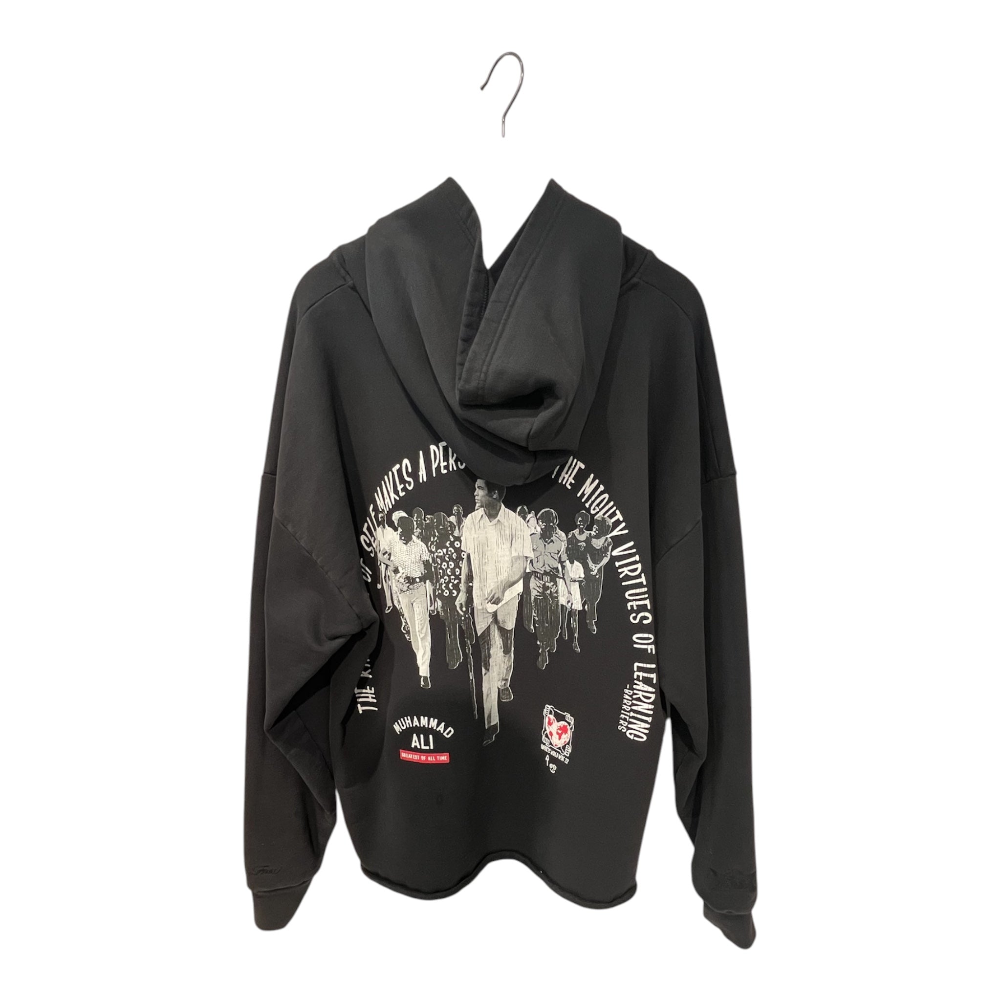 BARRIERS/Hoodie/XL/Graphic/Cotton/BLK/Pullover/muhammad ali hoodie view 2