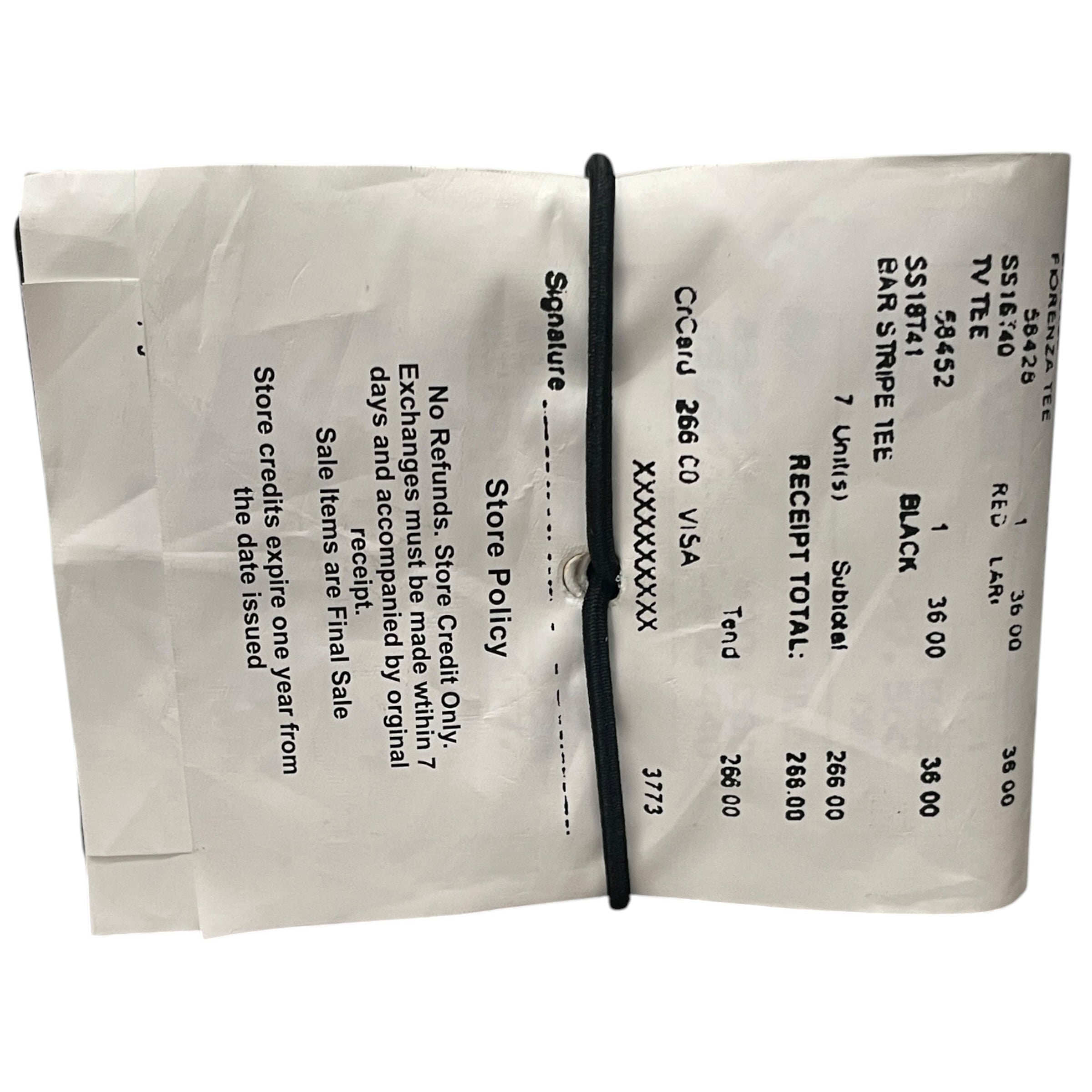 MM6/Supreme/Wallet/Leather/WHT/M's/RECEIPT WALLET view 2