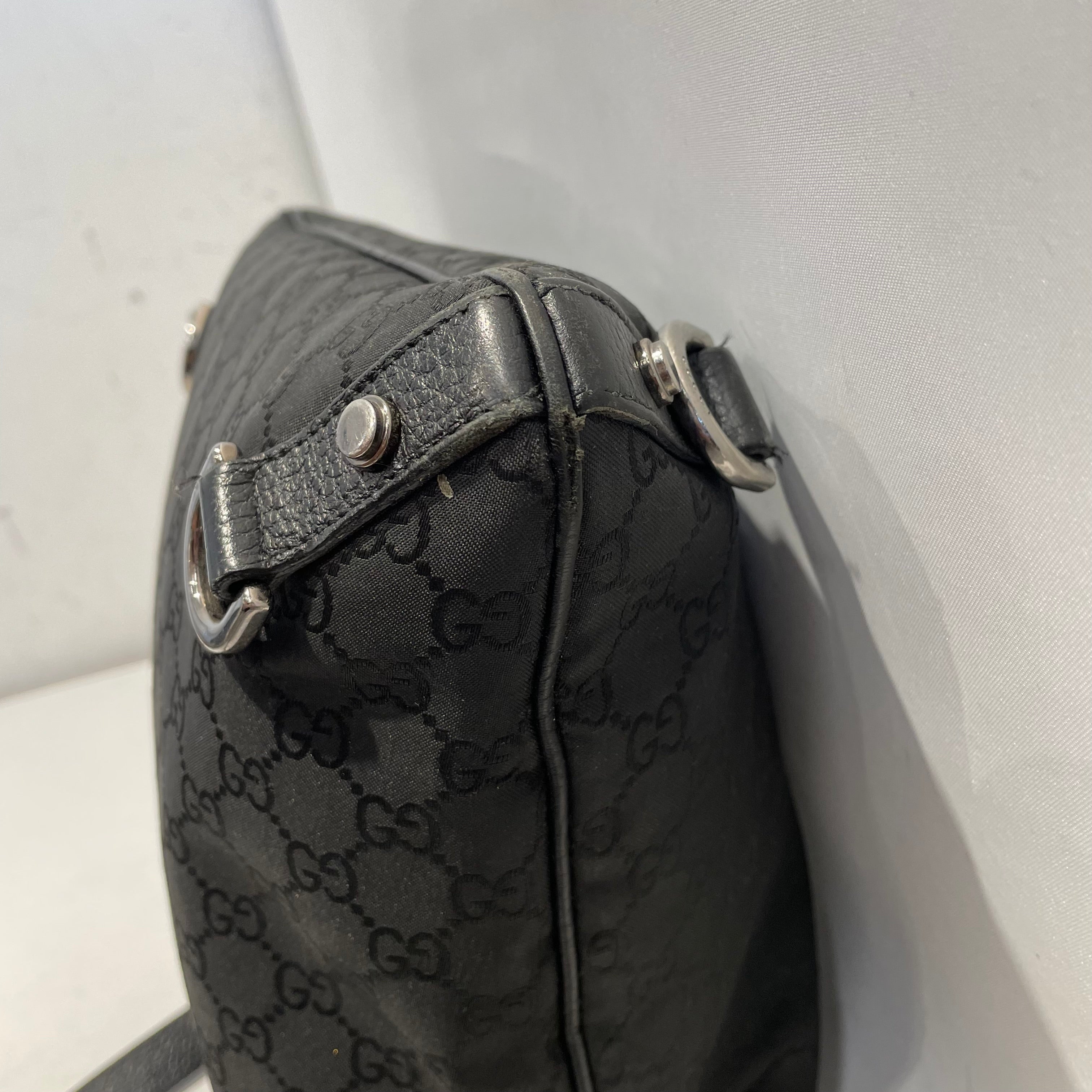 GUCCI/Hand Bag/Monogram/BLK/268642 view 8